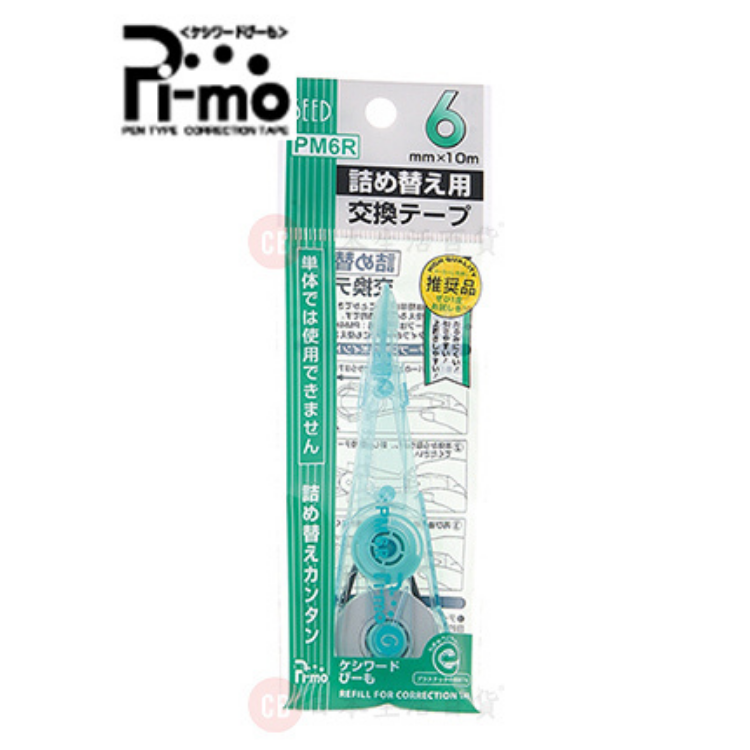 SEED — Pi-mo改錯帶 (6mm×10m) 替換裝 / 100953