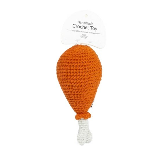 泰國Ketawa 手工針織玩具 - 炸雞