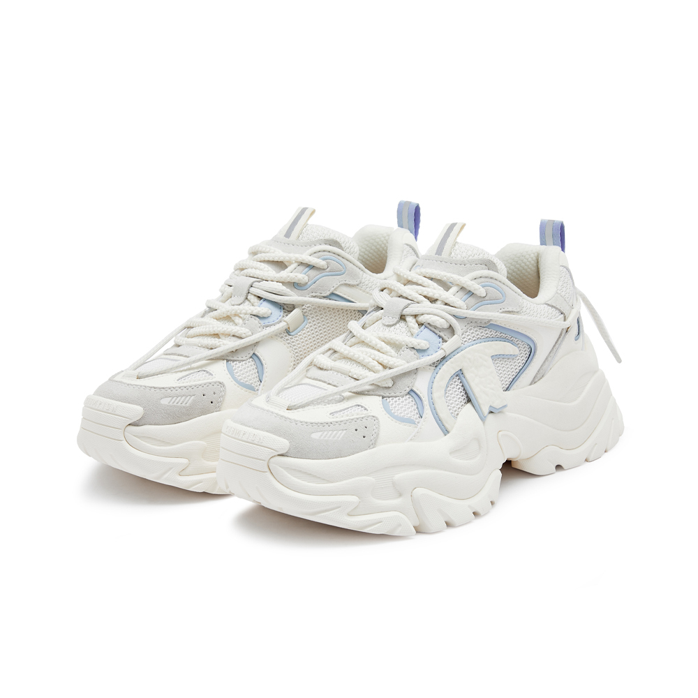 女款-Champ XXL千層老爹鞋-白色（U4AFCCW17M2）