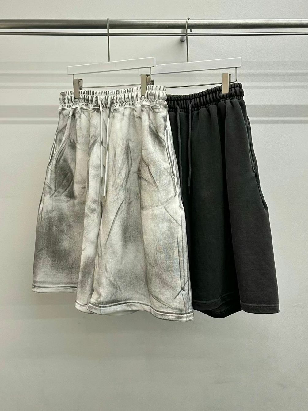 仿污棉質短褲 WELL DONE-055P