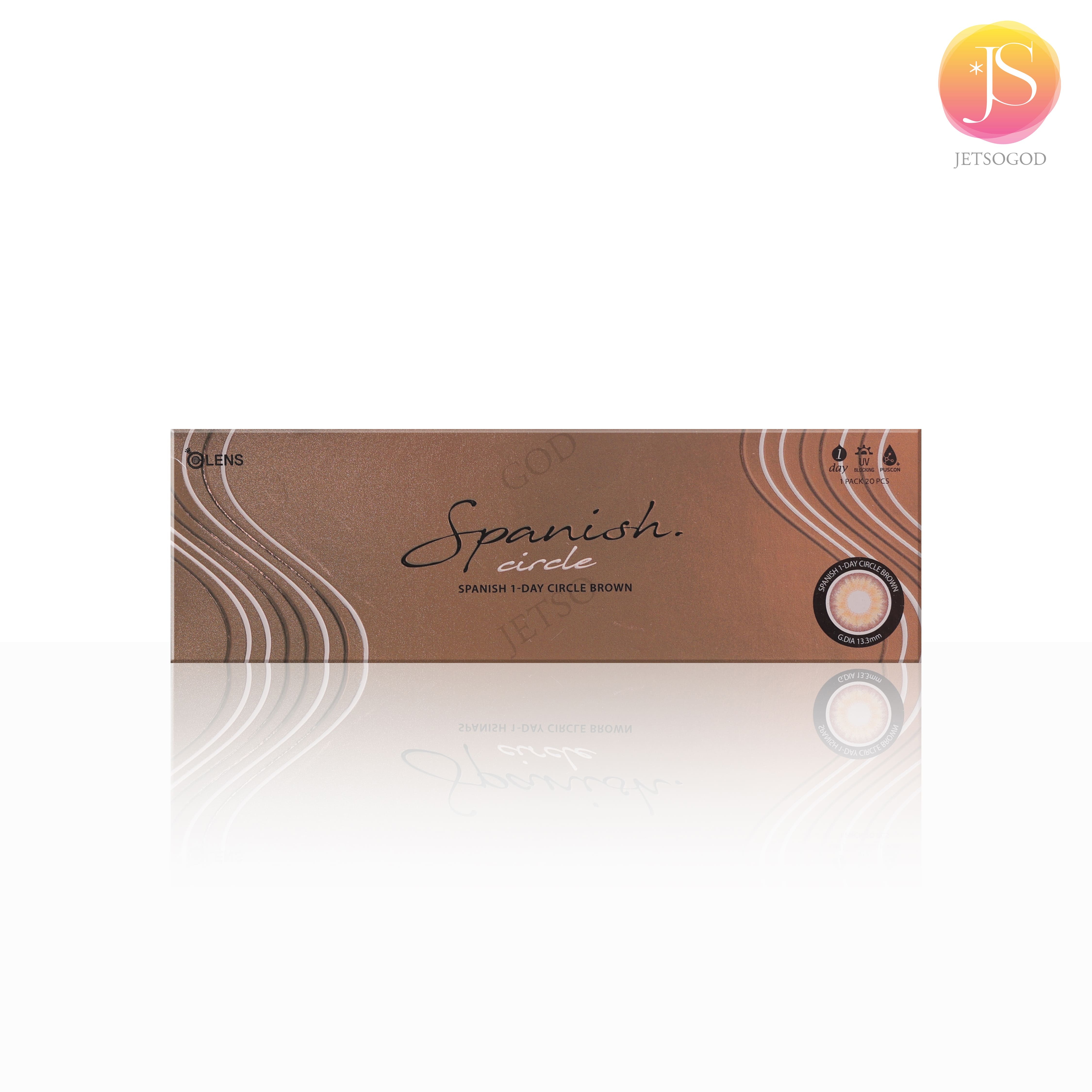 OLENS Spanish Circle 1 Day (Brown)(20片)(已停產)