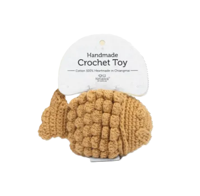 泰國Ketawa 手工針織玩具 - 鯛魚燒
