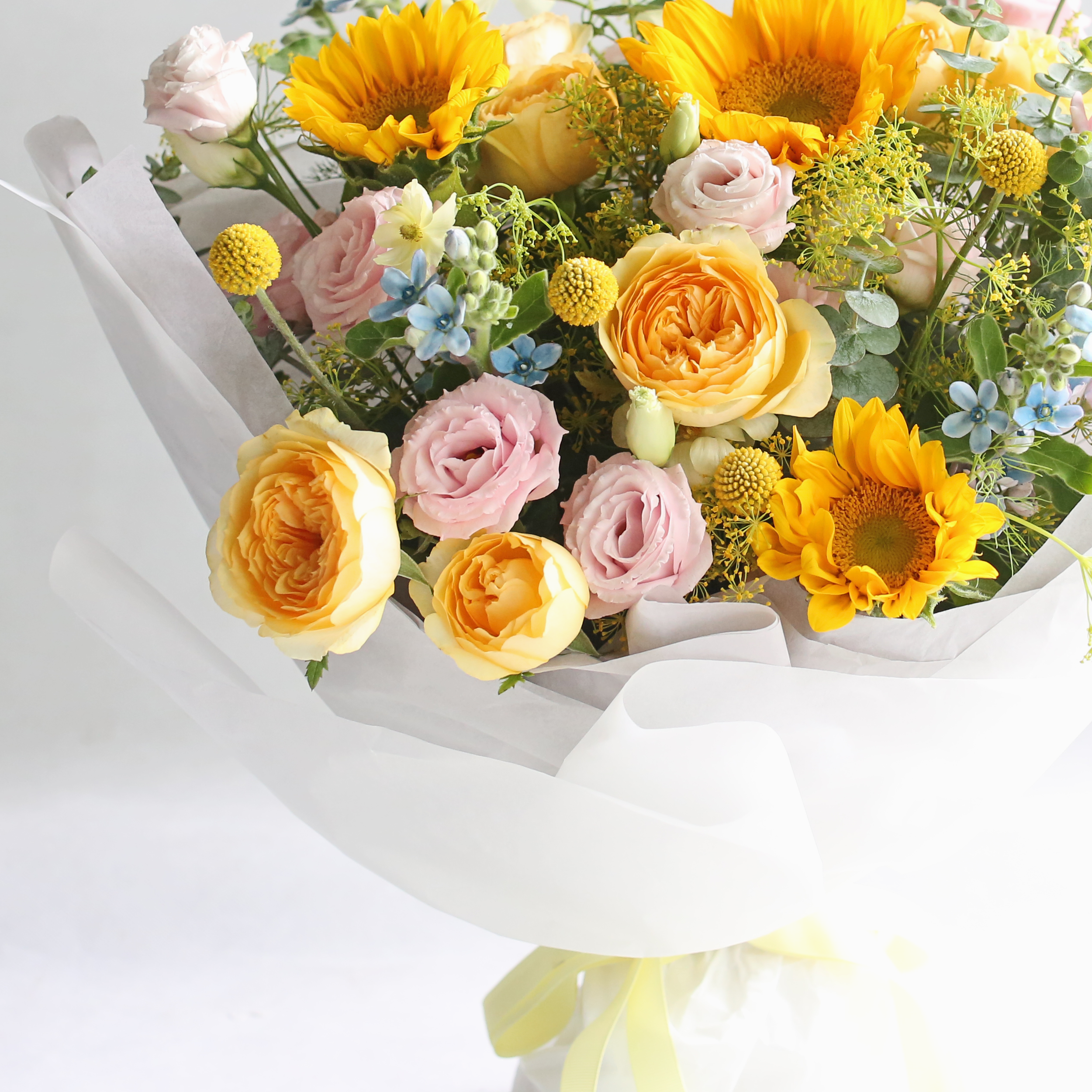 柑橘 - 畢業花束