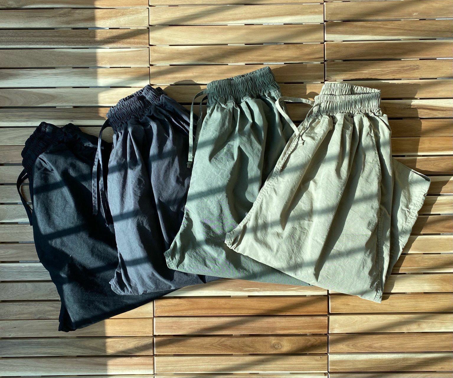 淨色鬆身褲 PEACOCK-054P