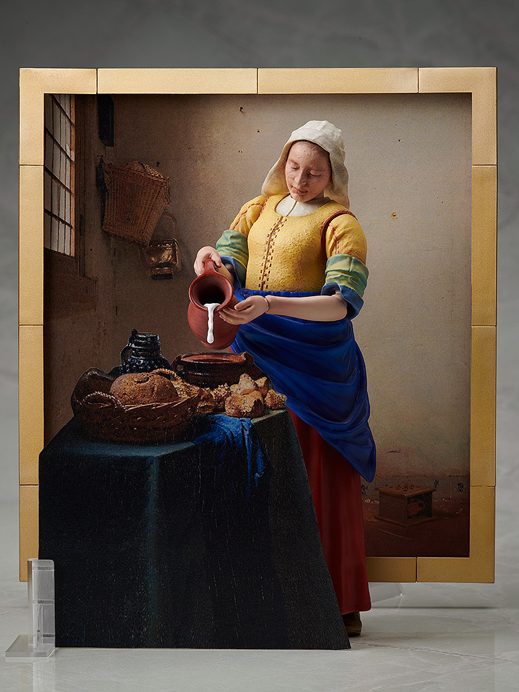 figma SP-165 維梅爾之作 倒牛奶的女僕 figma The Milkmaid by Vermeer