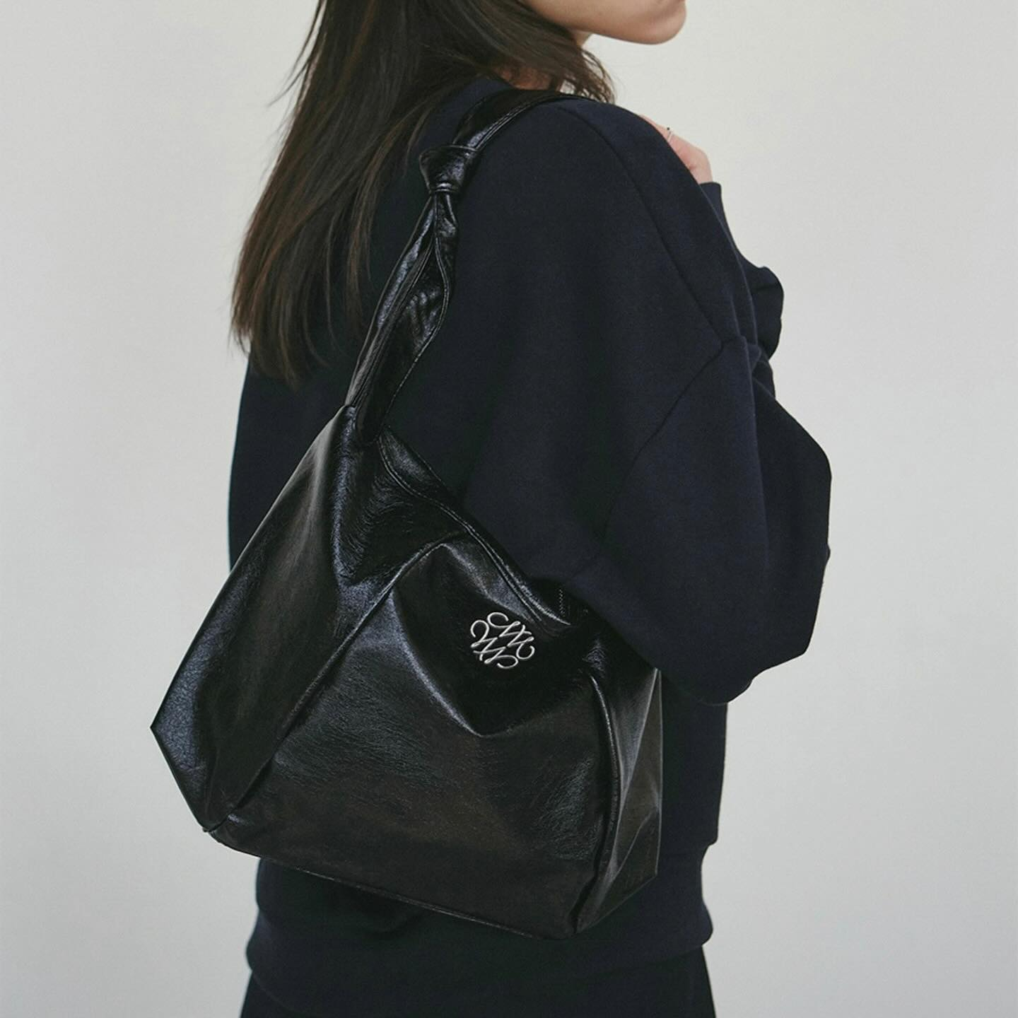 ショルダーバッグ・ポシェット NICK&NICOLE CRYSTAL ROUND SHOULDER BAG 5BJH1199 クリスタルラウンドショルダーバッグ_ブラック - NICK&NICOLE