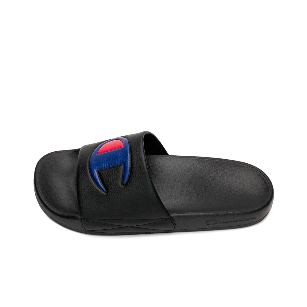 男女款-Slide C大LOGO 經典款 運動拖鞋-黑色 （U4AFASU01U1）