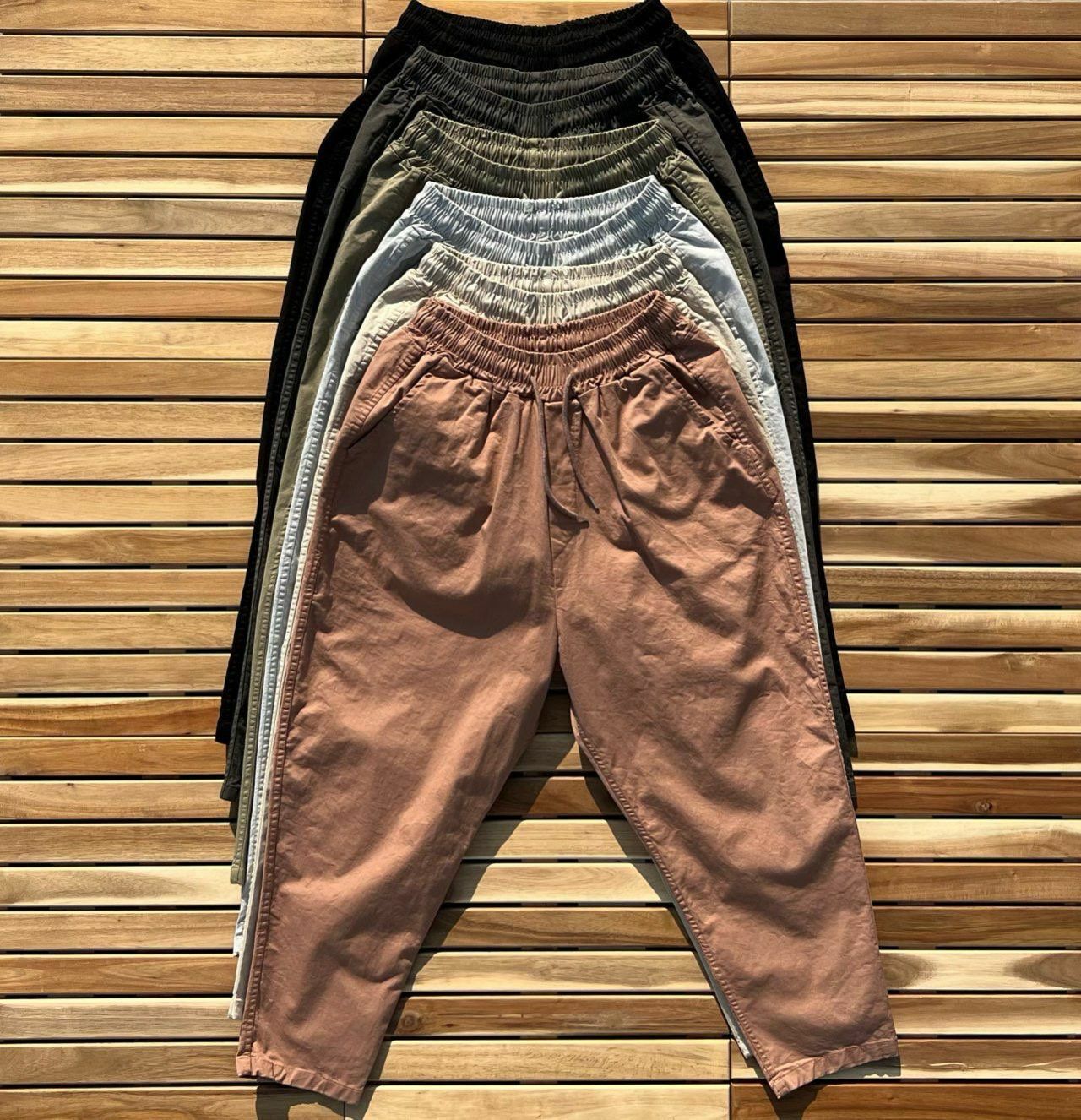 淨色鬆身褲 PEACOCK-056P