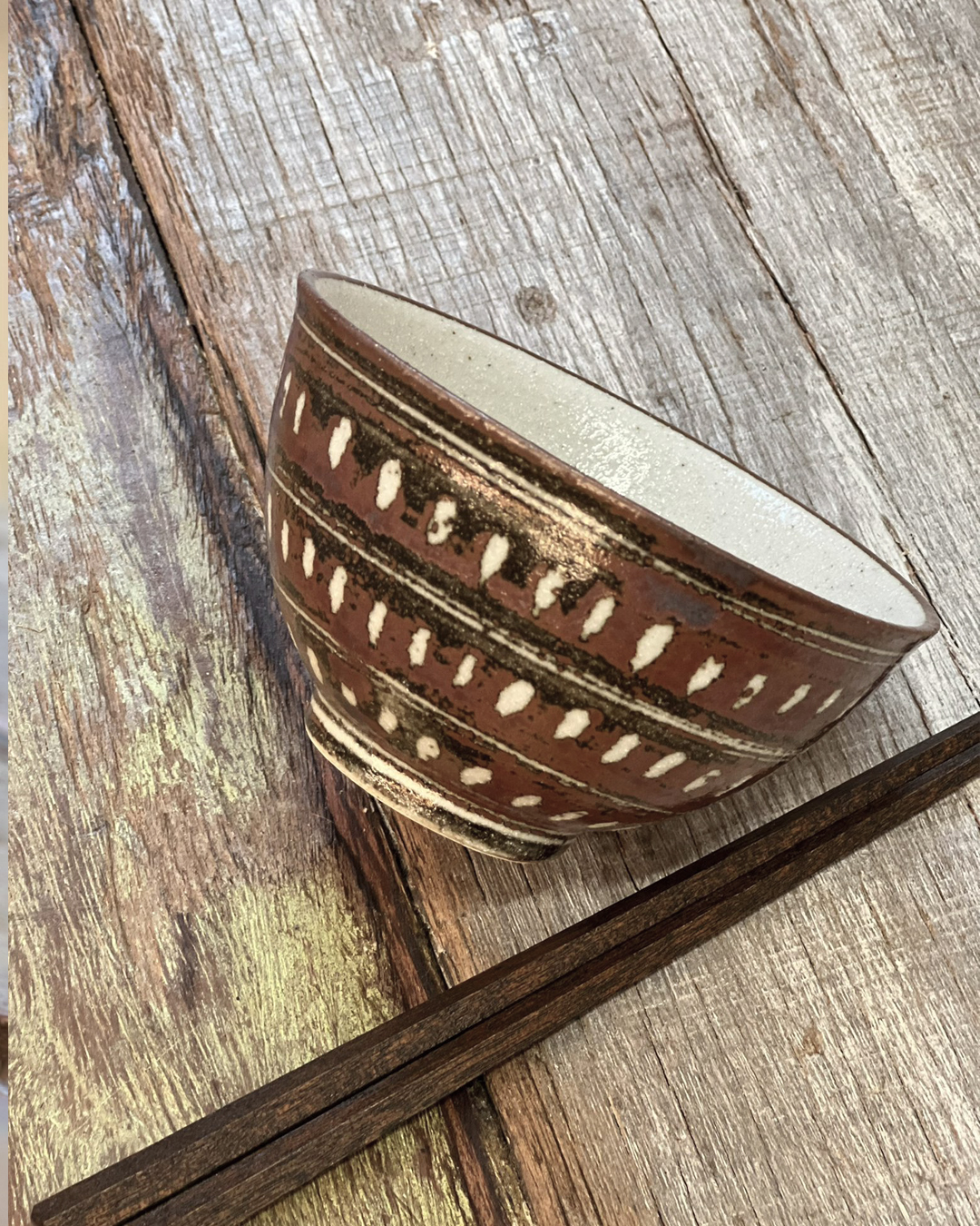 Rokuro Handmade Pottery Bowl Brown｜Blut's