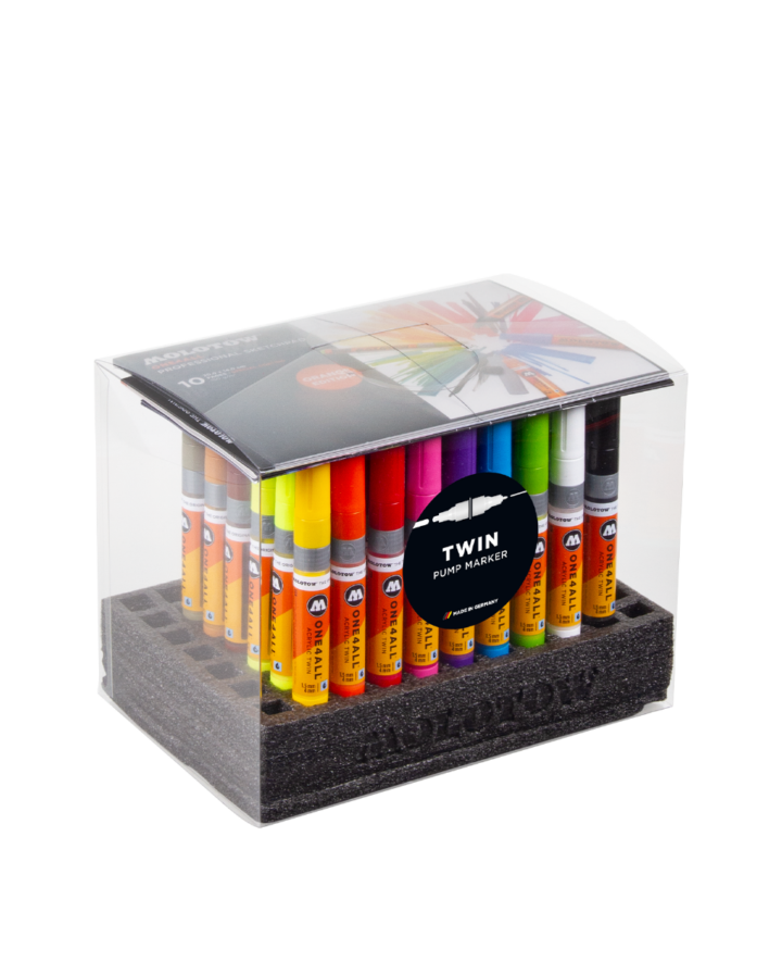 ONE4ALL ACRYLIC TWIN Display Set: 48 colors/ 50 markers 1.5-4 mm 200229