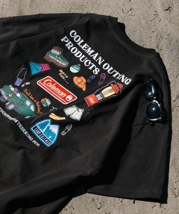 #現貨 Coleman x FREAKS STORE 露營皮卡 短TEE 日本連線