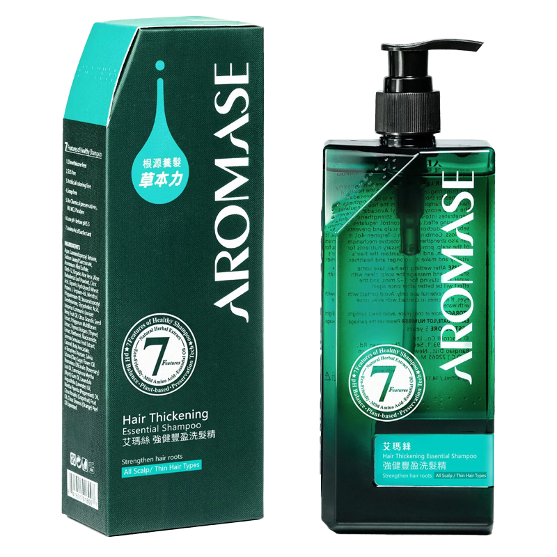 AROMASE艾瑪絲 強健豐盈洗髮精 400ml/瓶