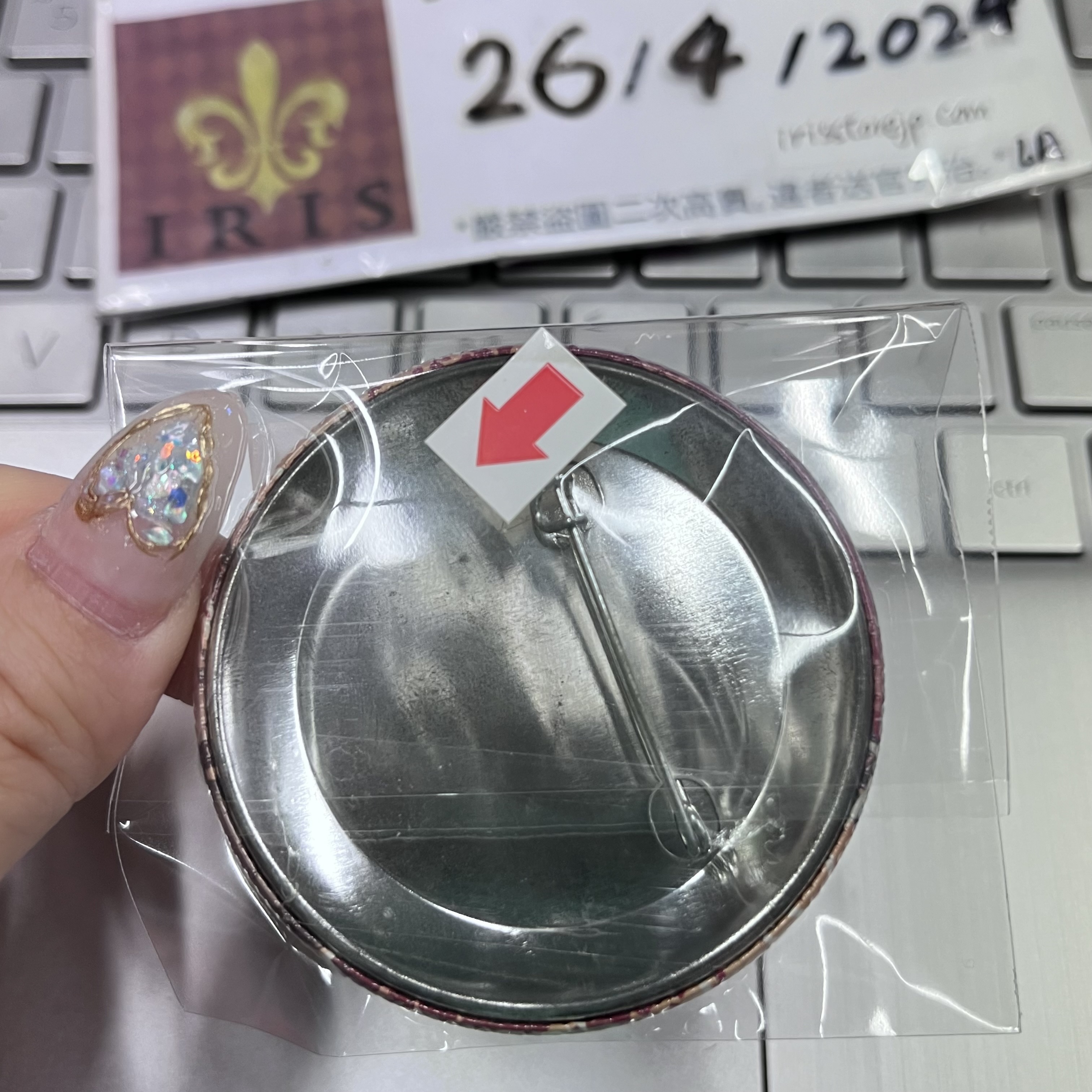 文豪野犬 安吾 襟章 (背瑕)