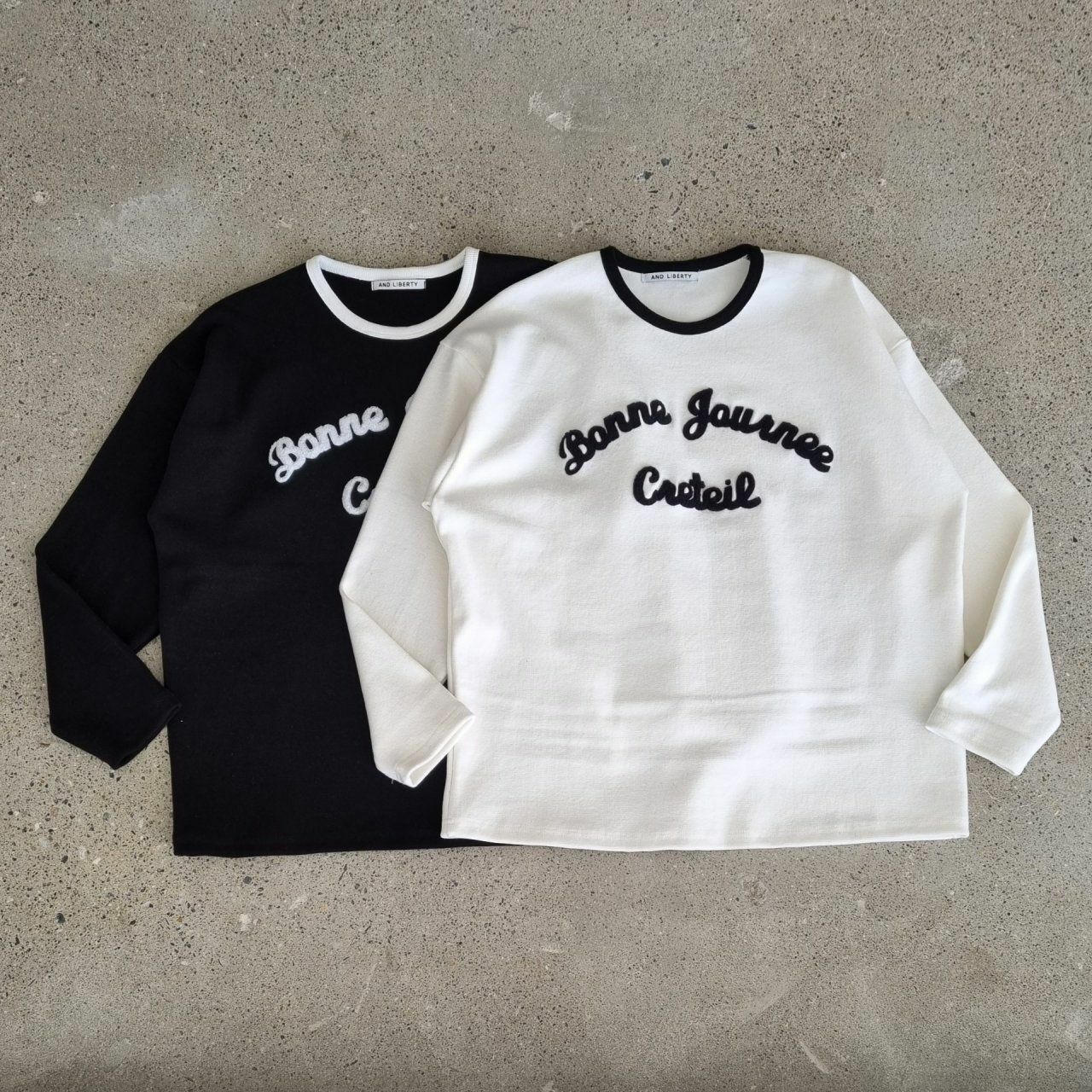 英文字長袖衫 And Liberty-015T