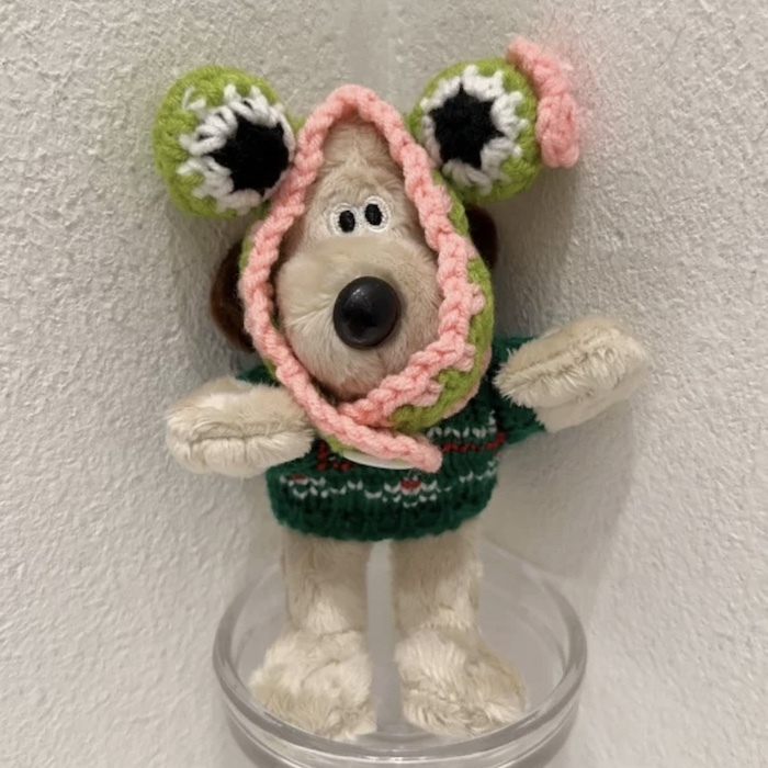 《42673》🐸呱呱頭套掌門狗鑰匙圈