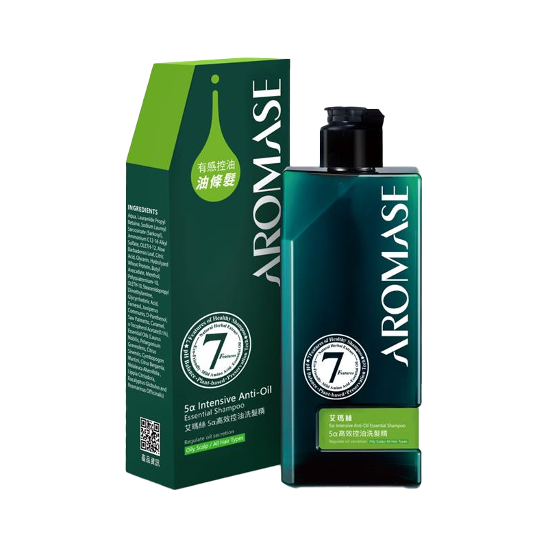 AROMASE艾瑪絲 5α高效控油洗髮精 90ml/瓶