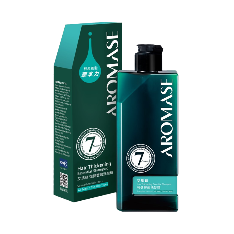 AROMASE艾瑪絲 強健豐盈洗髮精 90ml/瓶