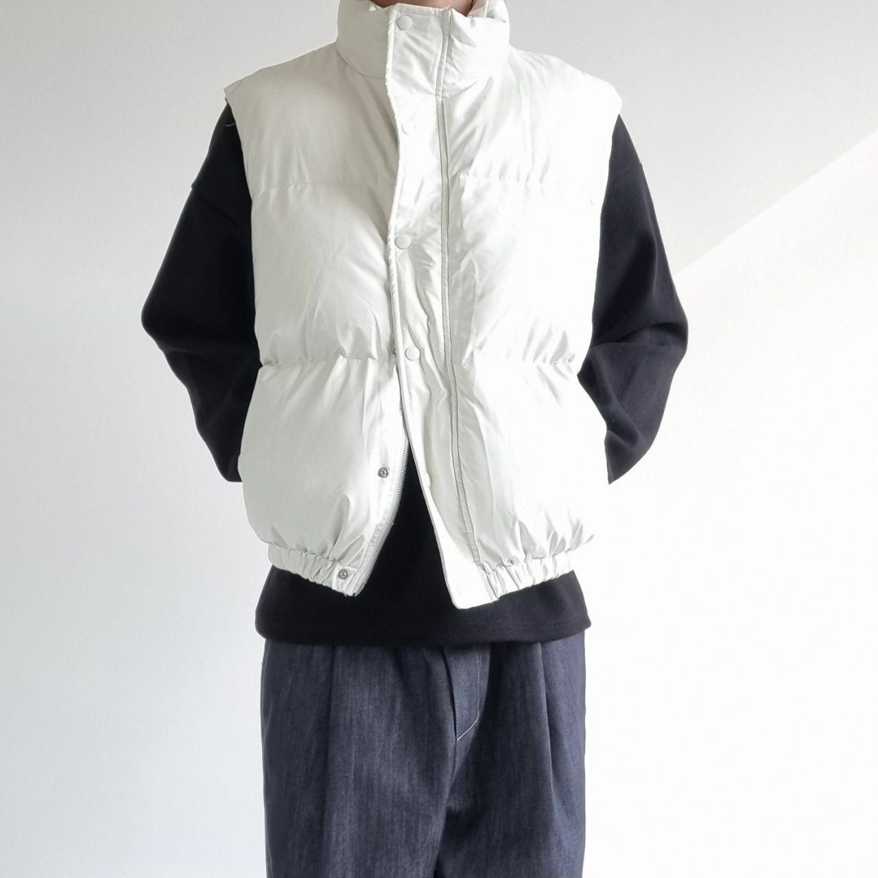 高領背心褸(夾棉) And Liberty-017V