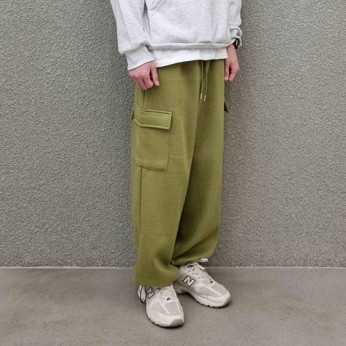 淨色棉質可束腳運動褲 And Liberty-018P