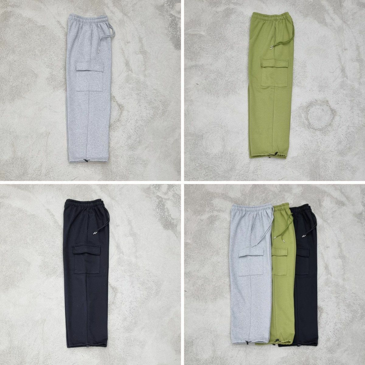 淨色棉質可束腳運動褲 And Liberty-018P