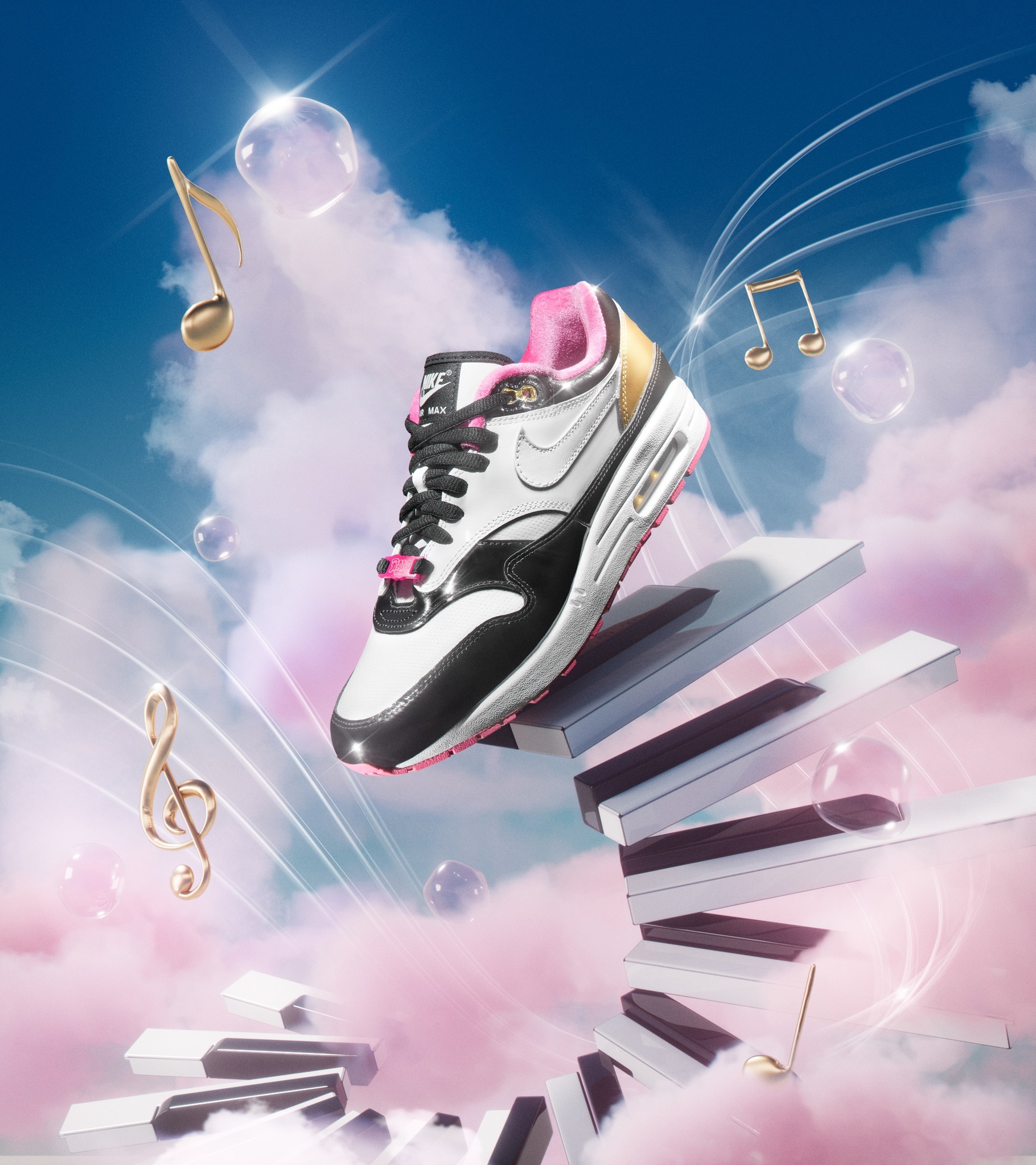 PHANTACI x Nike Air Max 1 “The Grand Piano” 周董 鋼琴 聯名回歸 HJ3966110