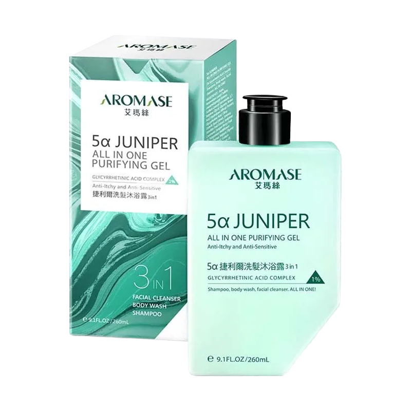AROMASE艾瑪絲 5α捷利爾洗髮沐浴露 3in1 260ml/瓶