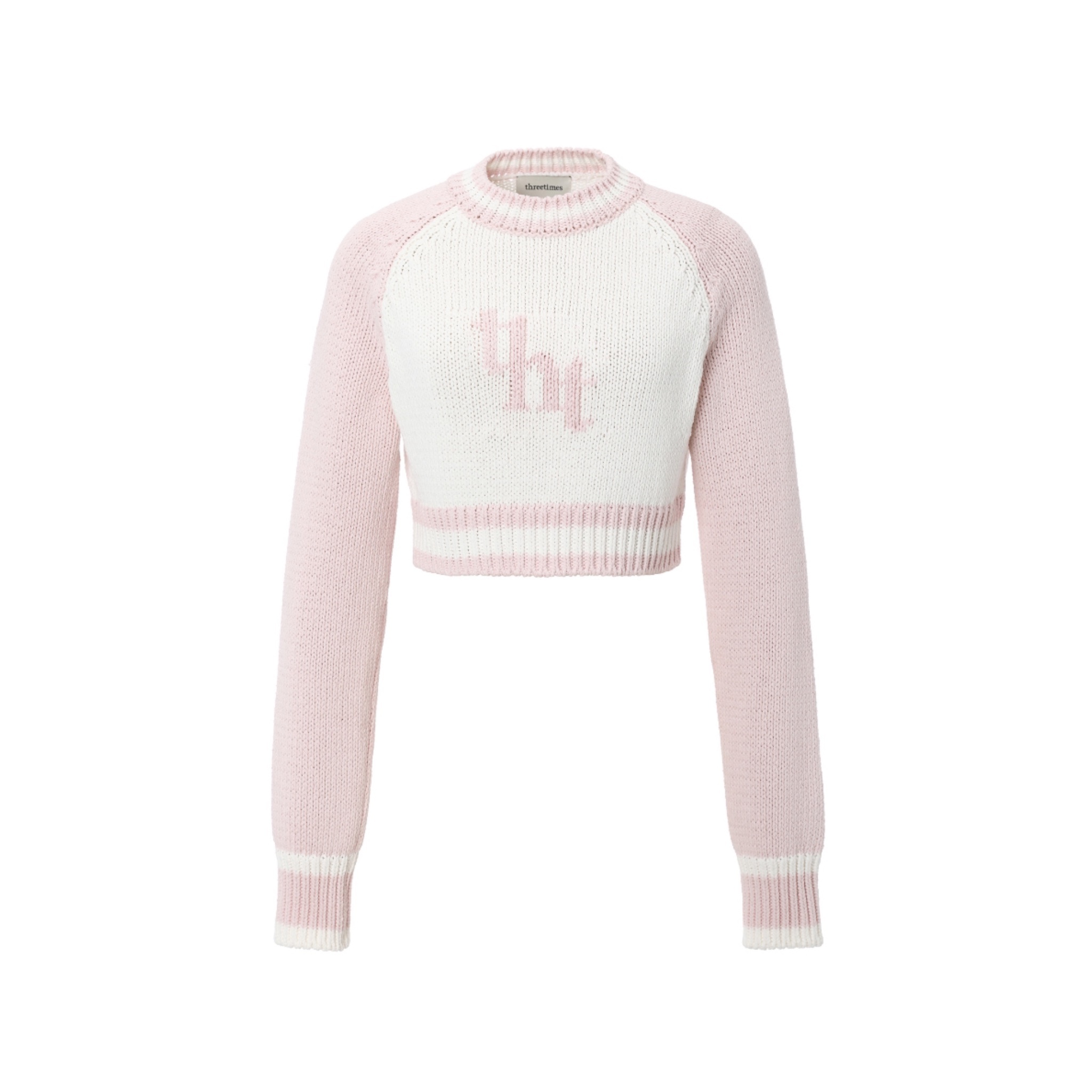 [threetimes] THT JACQUARD SWEATSHIRT MINI
