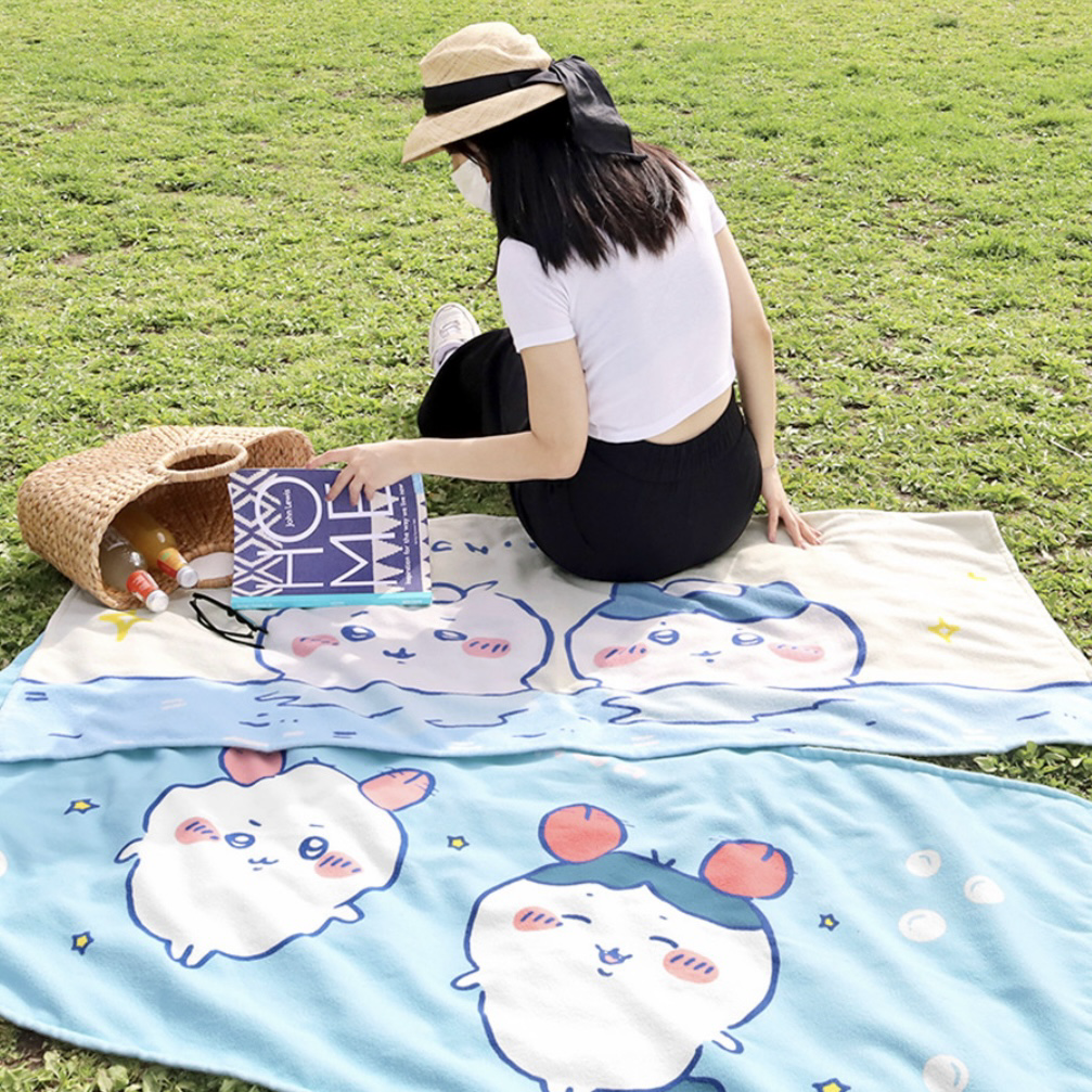 預訂｜韓國限定 Chiikawa & Hachiware 沙灘巾 140x70cm 毛巾