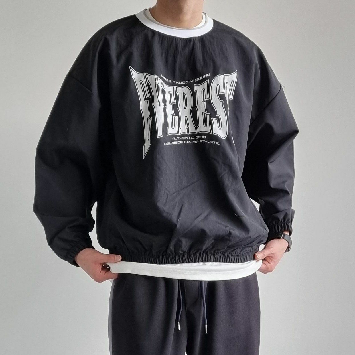 束腳英文字長袖衫 And Liberty-022T