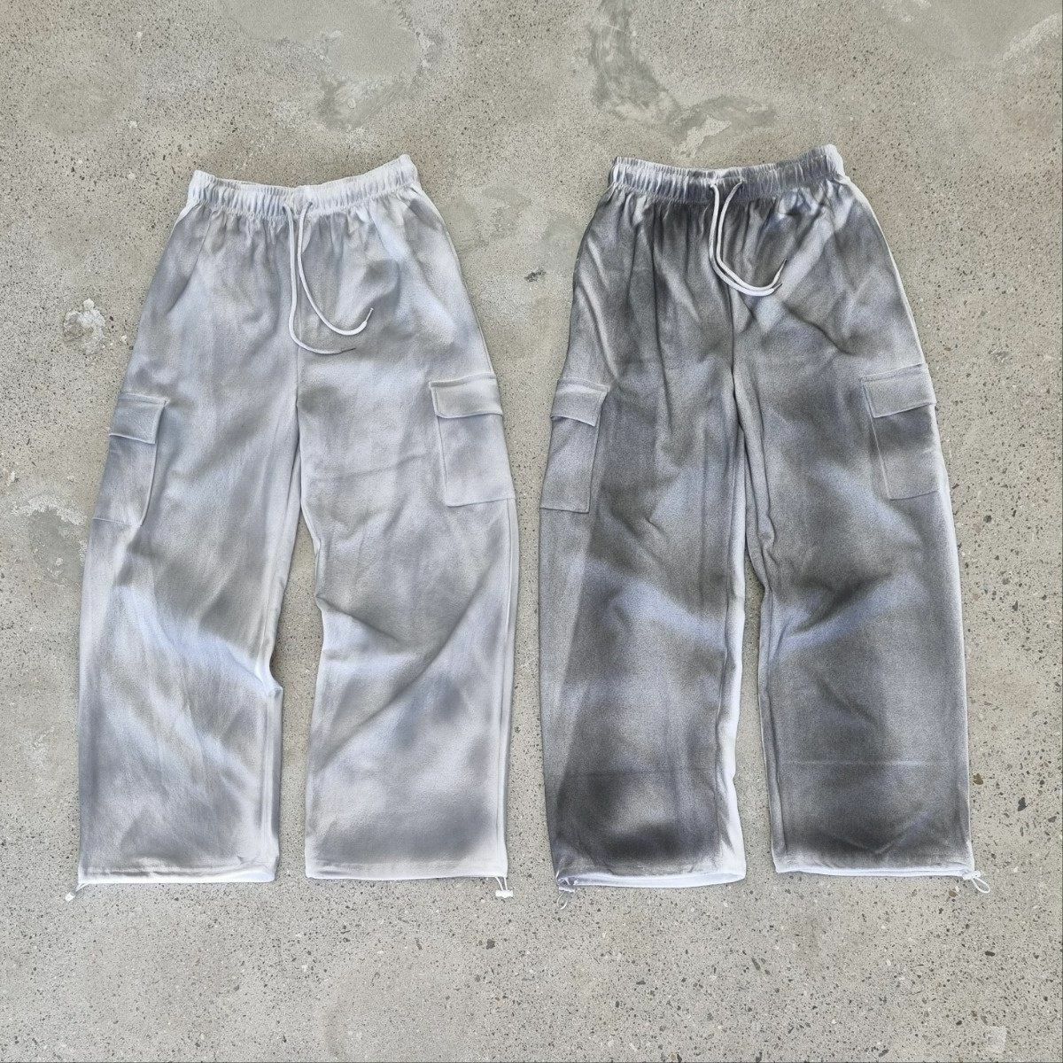 仿污可束腳工裝運動褲  And Liberty-023P