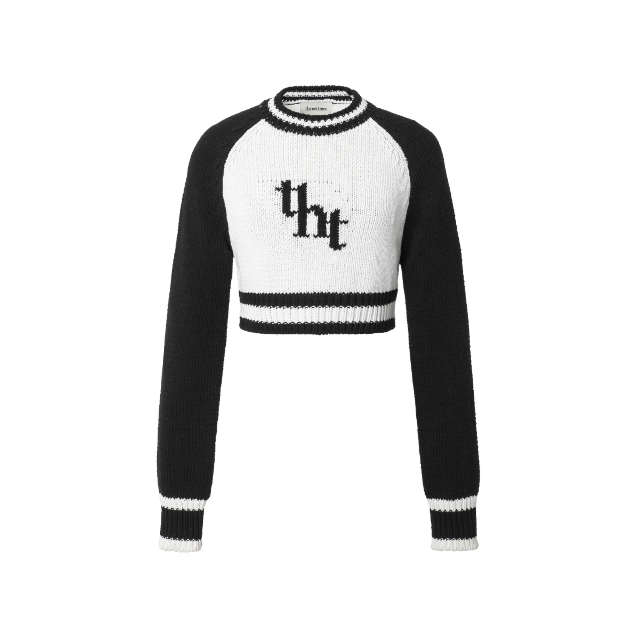 [threetimes] THT JACQUARD SWEATSHIRT MINI