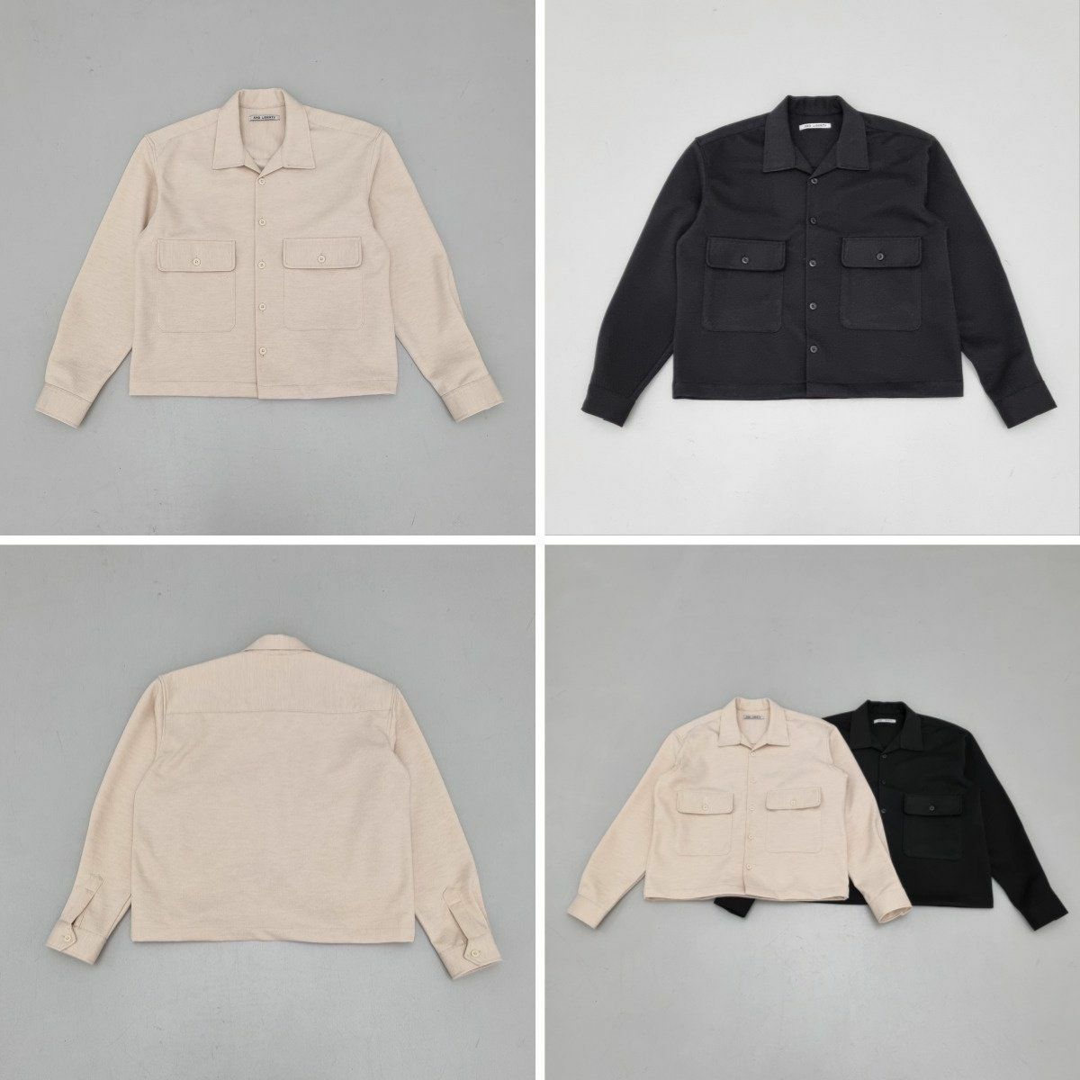 淨色長袖恤衫外套 And Liberty-025JK