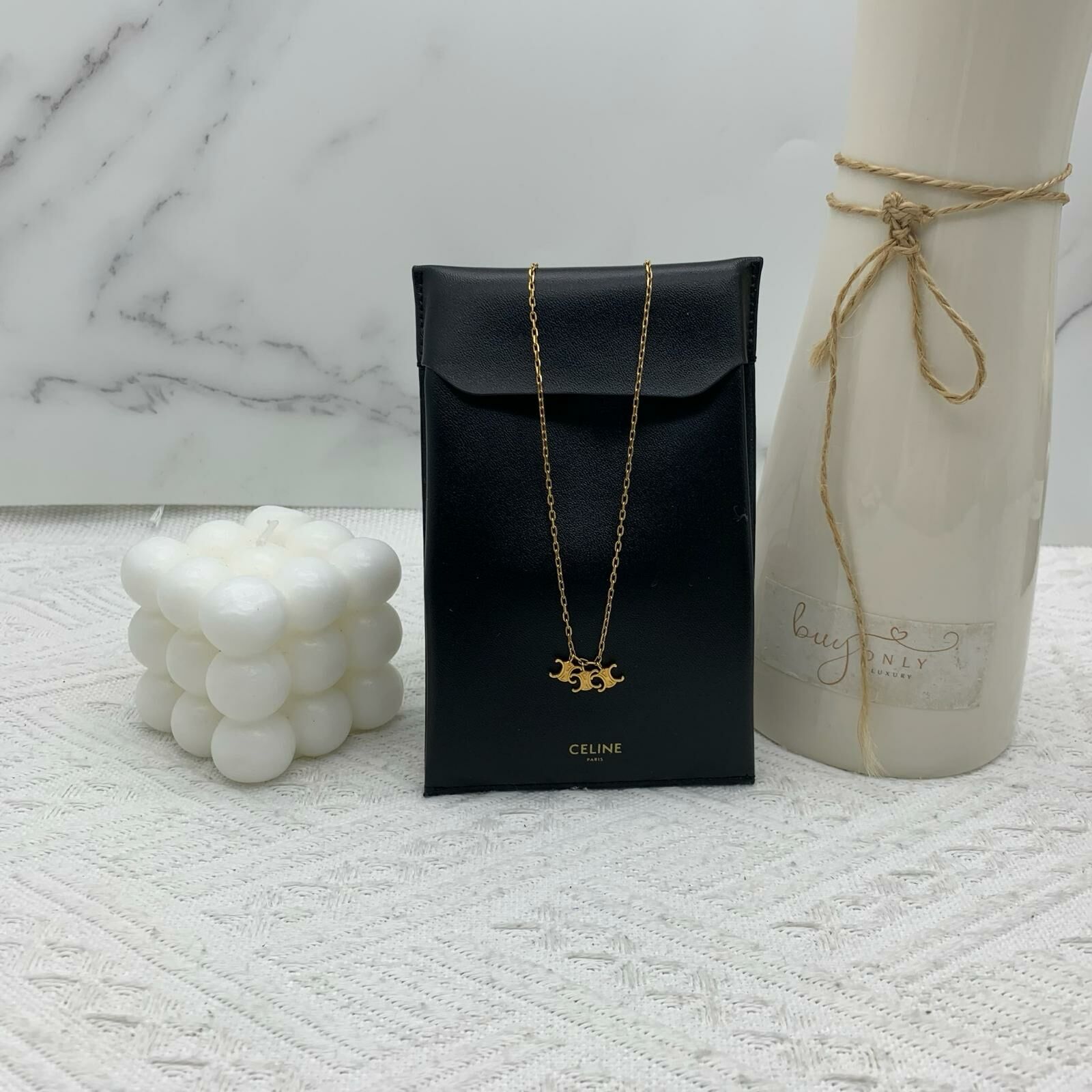 Celine Triomphe&nbsp;Trio Necklace