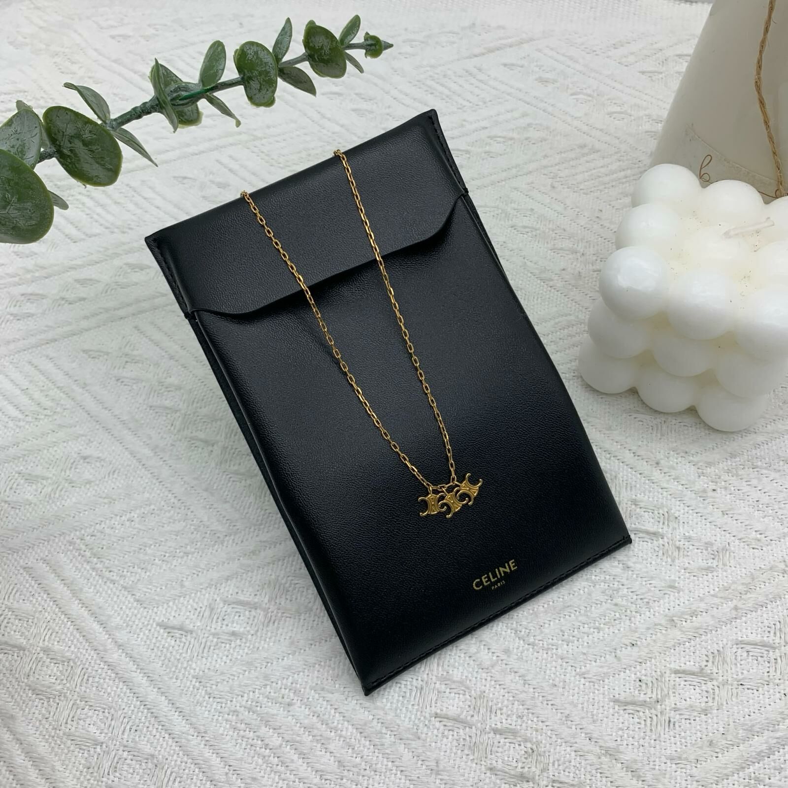 Celine Triomphe&nbsp;Trio Necklace