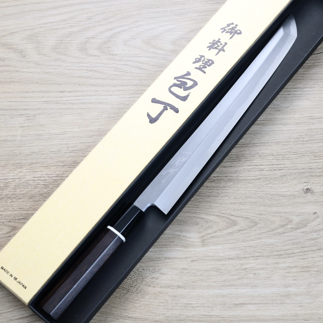 一徹x田中義一 先丸蛸引 300mm 白紙鋼/付鞘