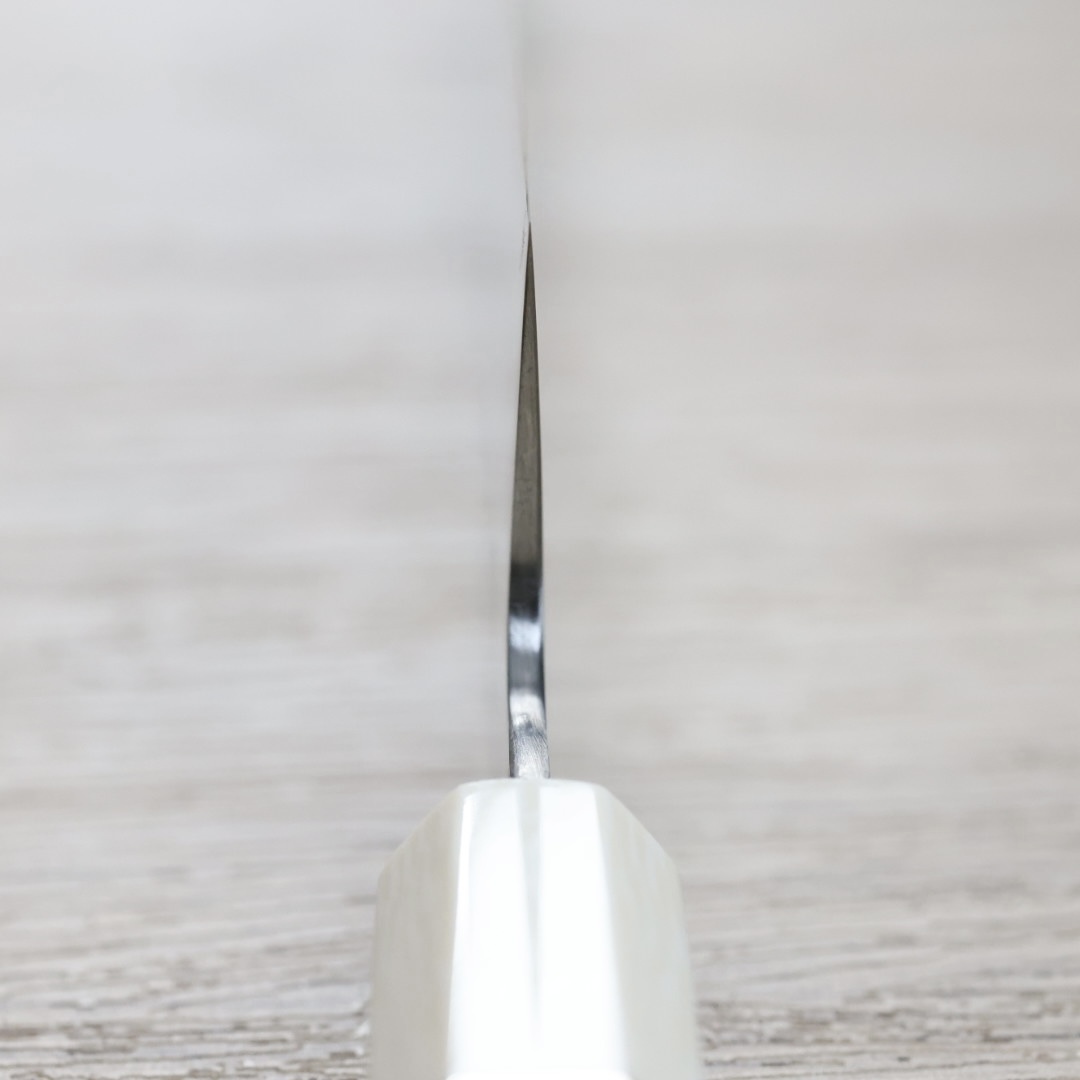 佑成切付牛刀210mm ZDP189粉末HSS鋼/穩定木柄