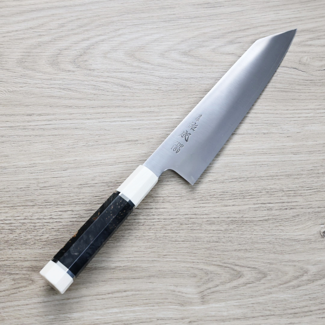 田中義一　ダマスカス　白一　牛刀　210mm 田中義一 ダマスカス 白一 牛刀 210mm 三浦刃物 MIURA KNIVES 頂 田中