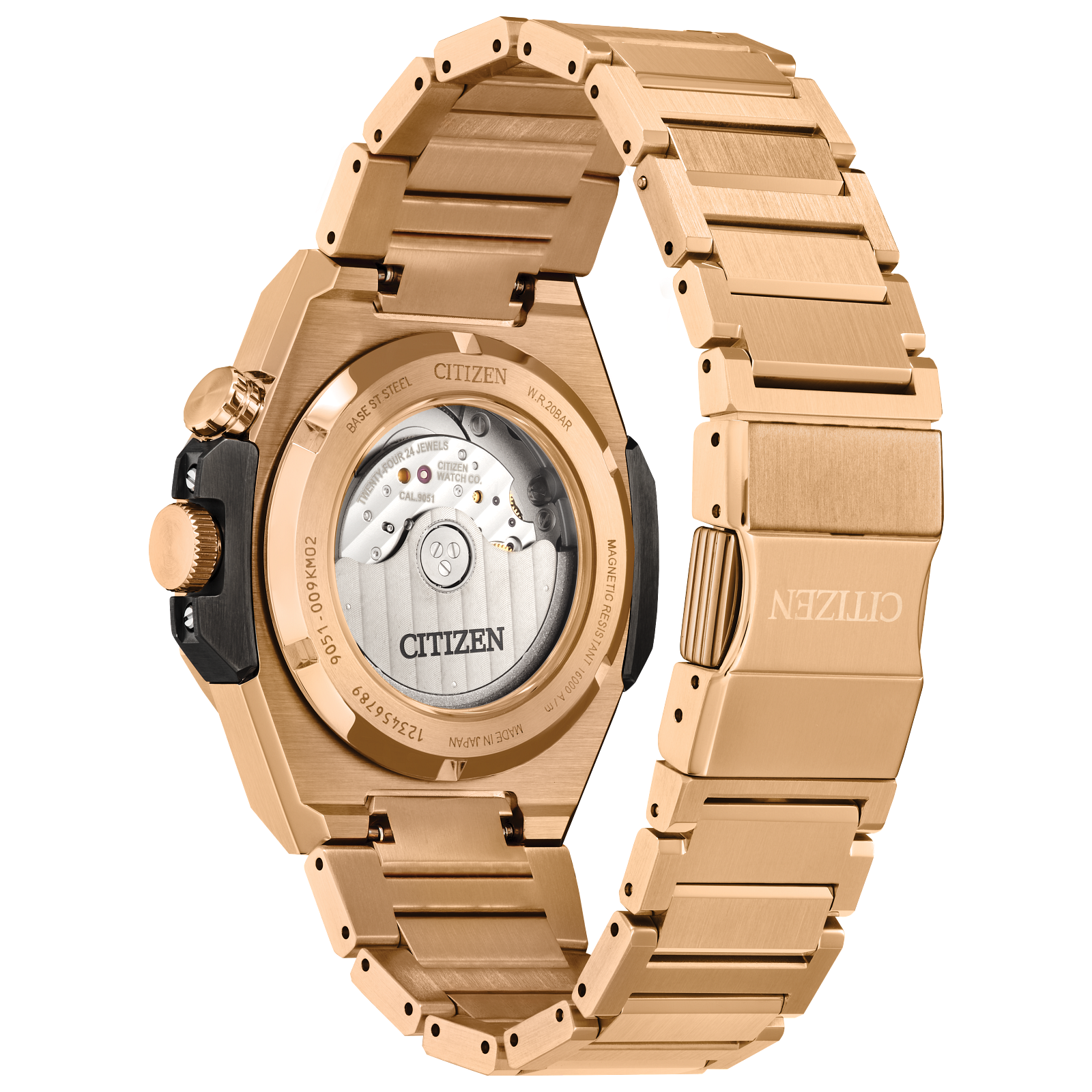 萬年鐘錶 - Citizen 星辰錶  Series 8   890系列  限量金色光輝抗磁機械男錶  NB6069-53H 錶徑42.6MM