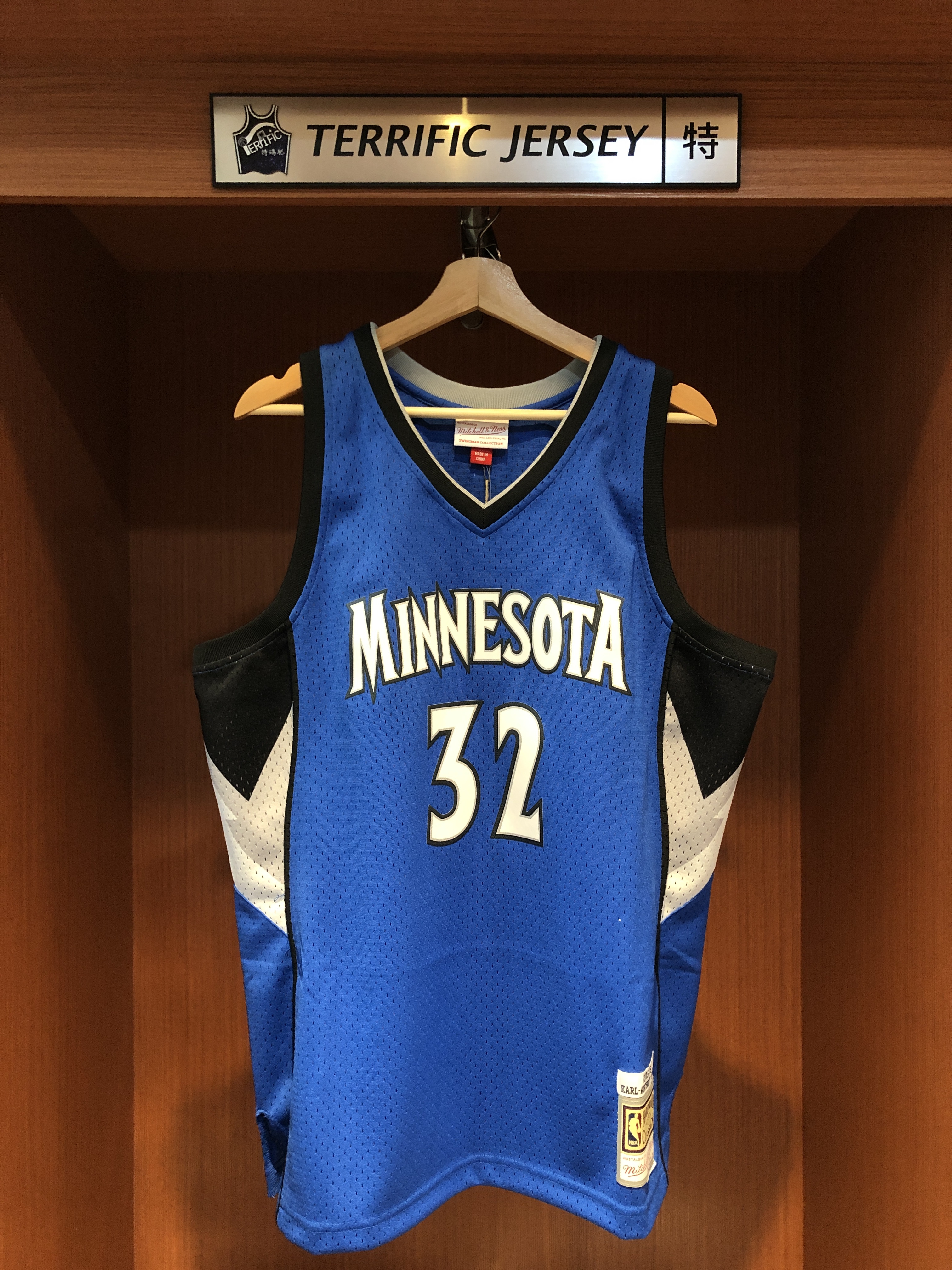 NBA球衣 Karl Anthony Towns 明尼蘇達灰狼 15-16 藍 M&N Swingman G2 球迷版 熱轉印 全新