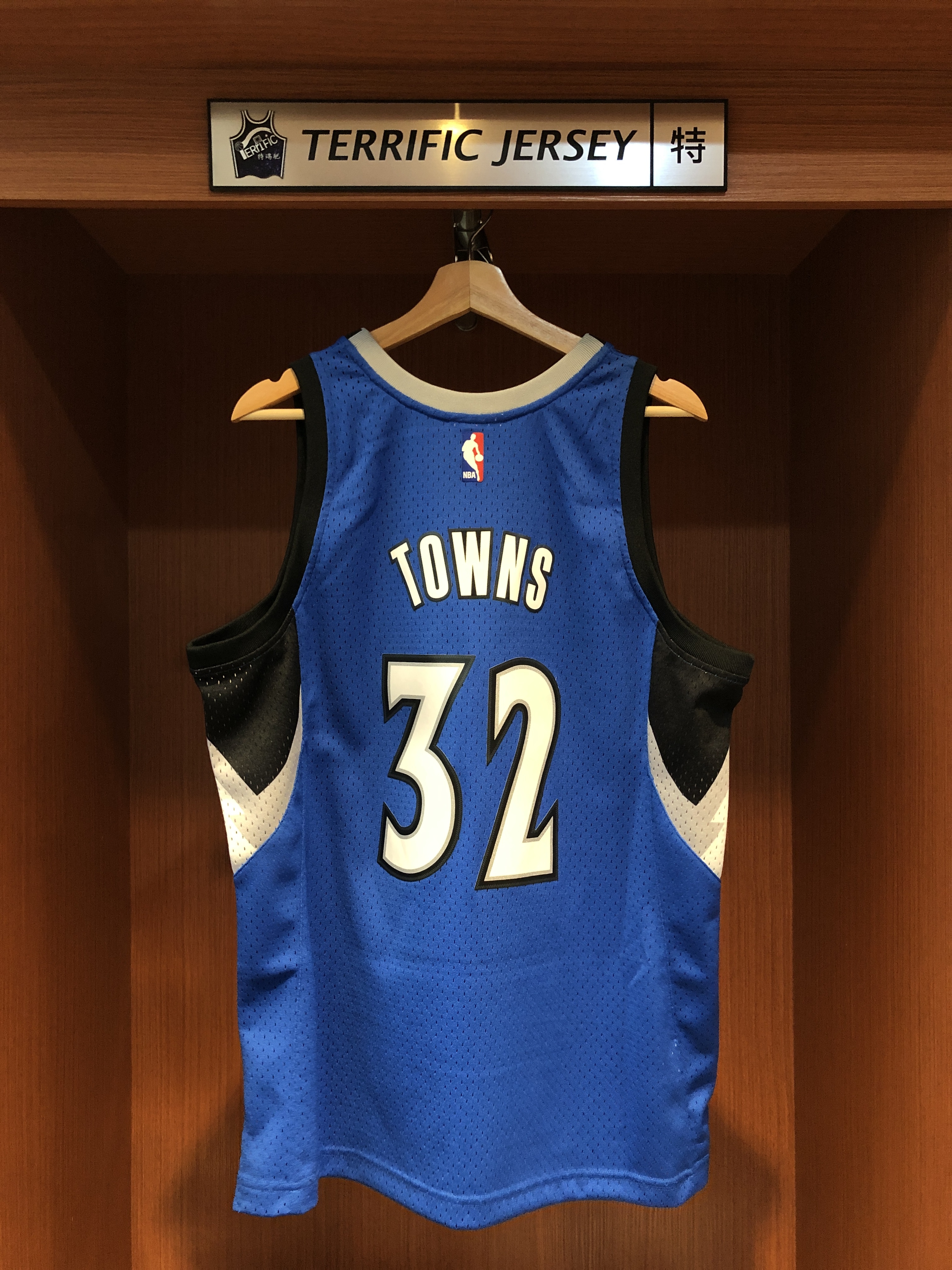 NBA球衣 Karl Anthony Towns 明尼蘇達灰狼 15-16 藍 M&N Swingman G2 球迷版 熱轉印 全新