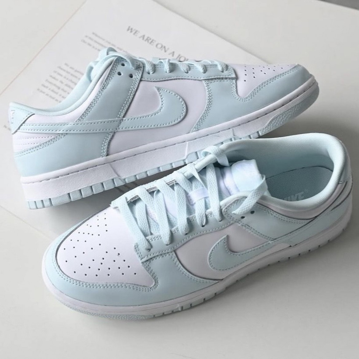 Nike Dunk Low Glacier Blue 冰川白藍 淺藍 寶寶藍 低筒休閒鞋