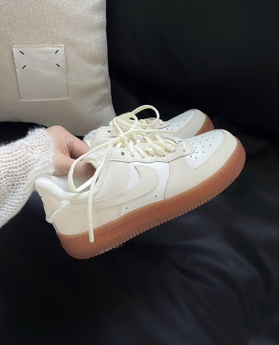 Nike Air Force 1 AF1 米白色 奶茶色 皮革 拼接 焦糖底 FV3701-119/預購