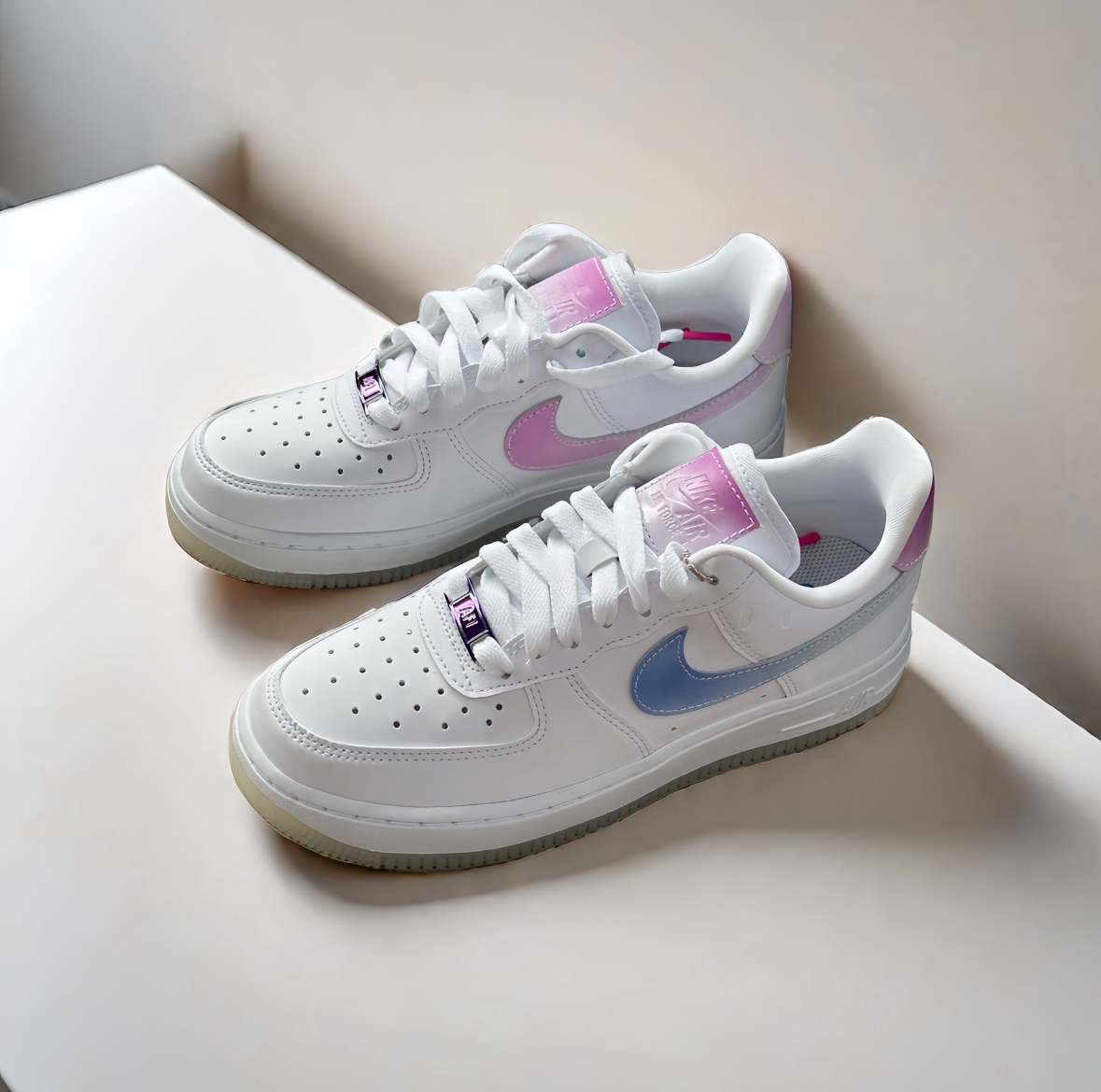 Nike Air Force 1 UV 熱感應 漸層變色 糖果色 變色 女款 FZ5531-111/預購