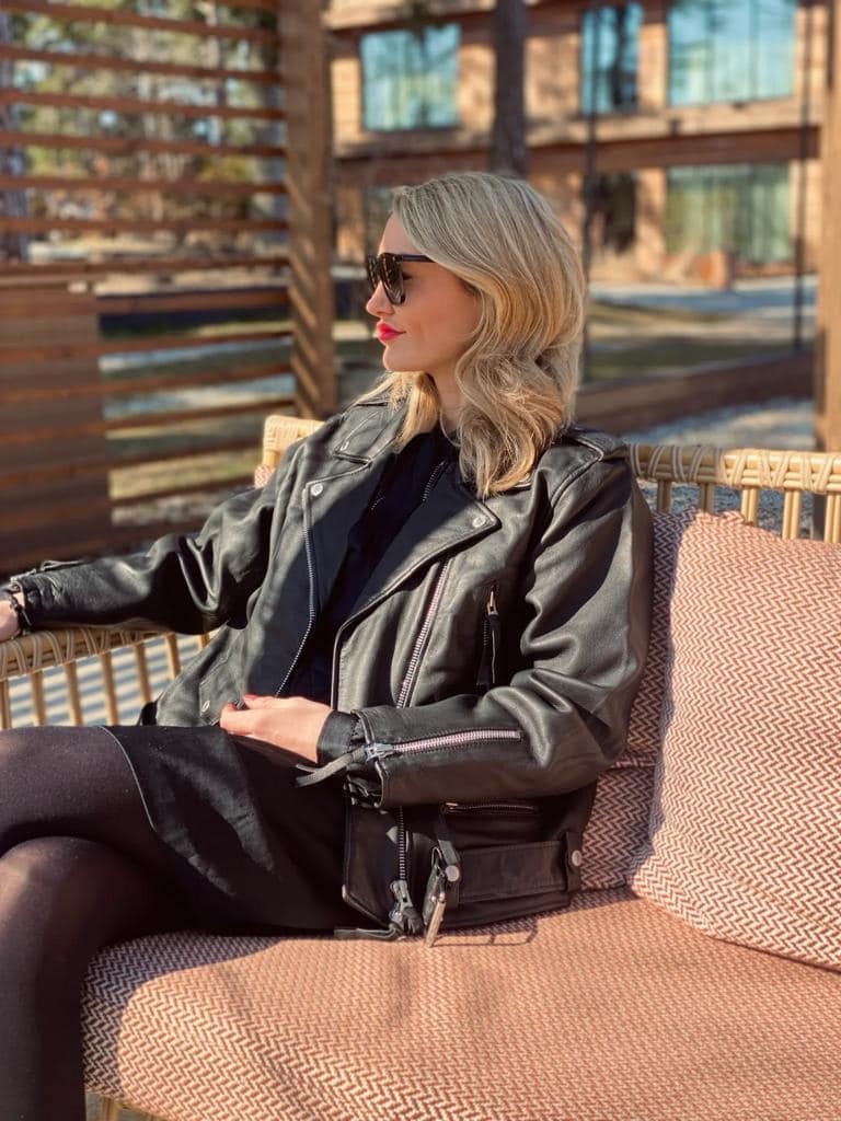 【預購】Rebecca Minkoff K042690 仿皮外套