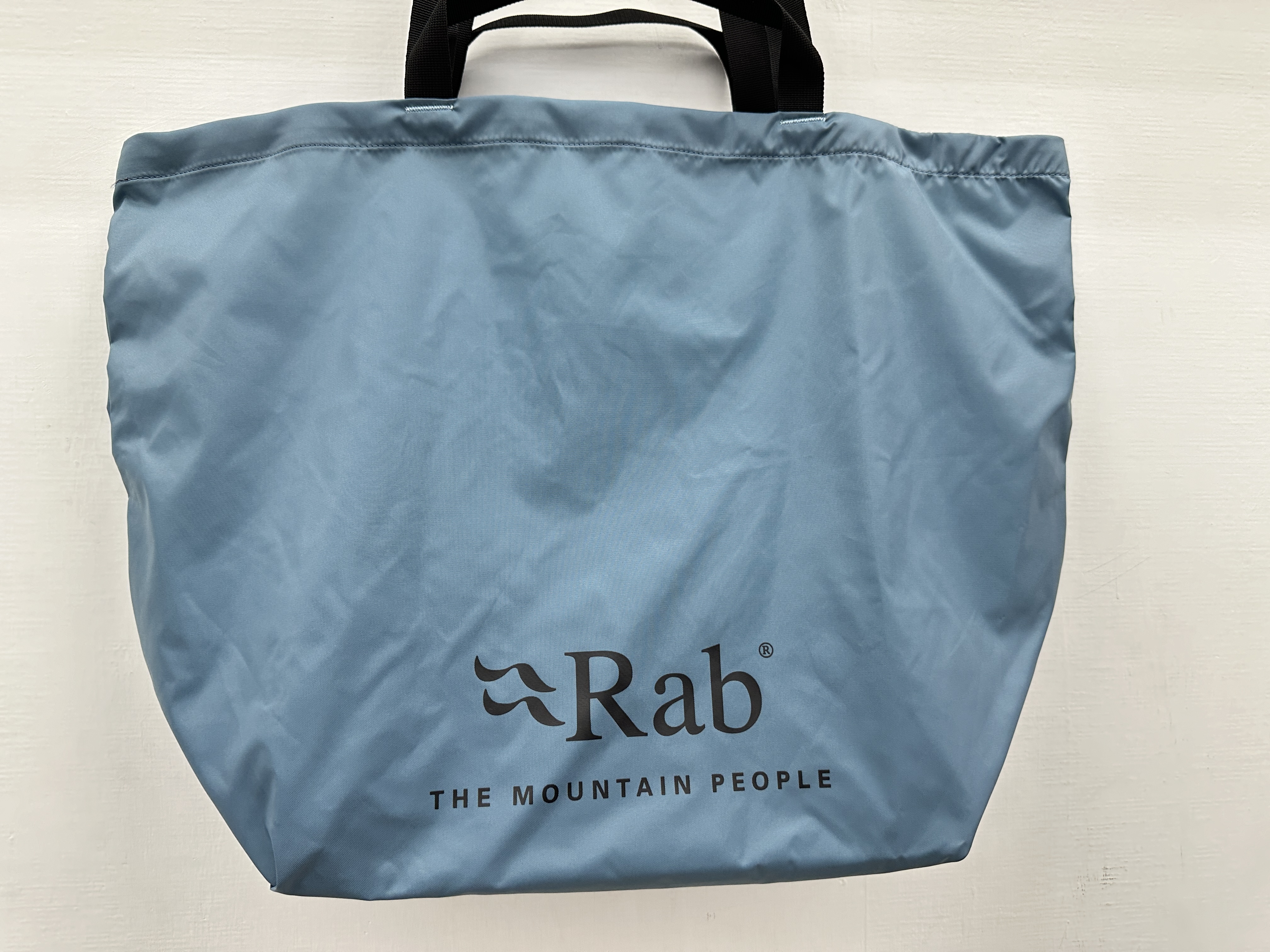 BAG FOR LIFE #R4 亮面 霧藍灰 ( Rab Logo )