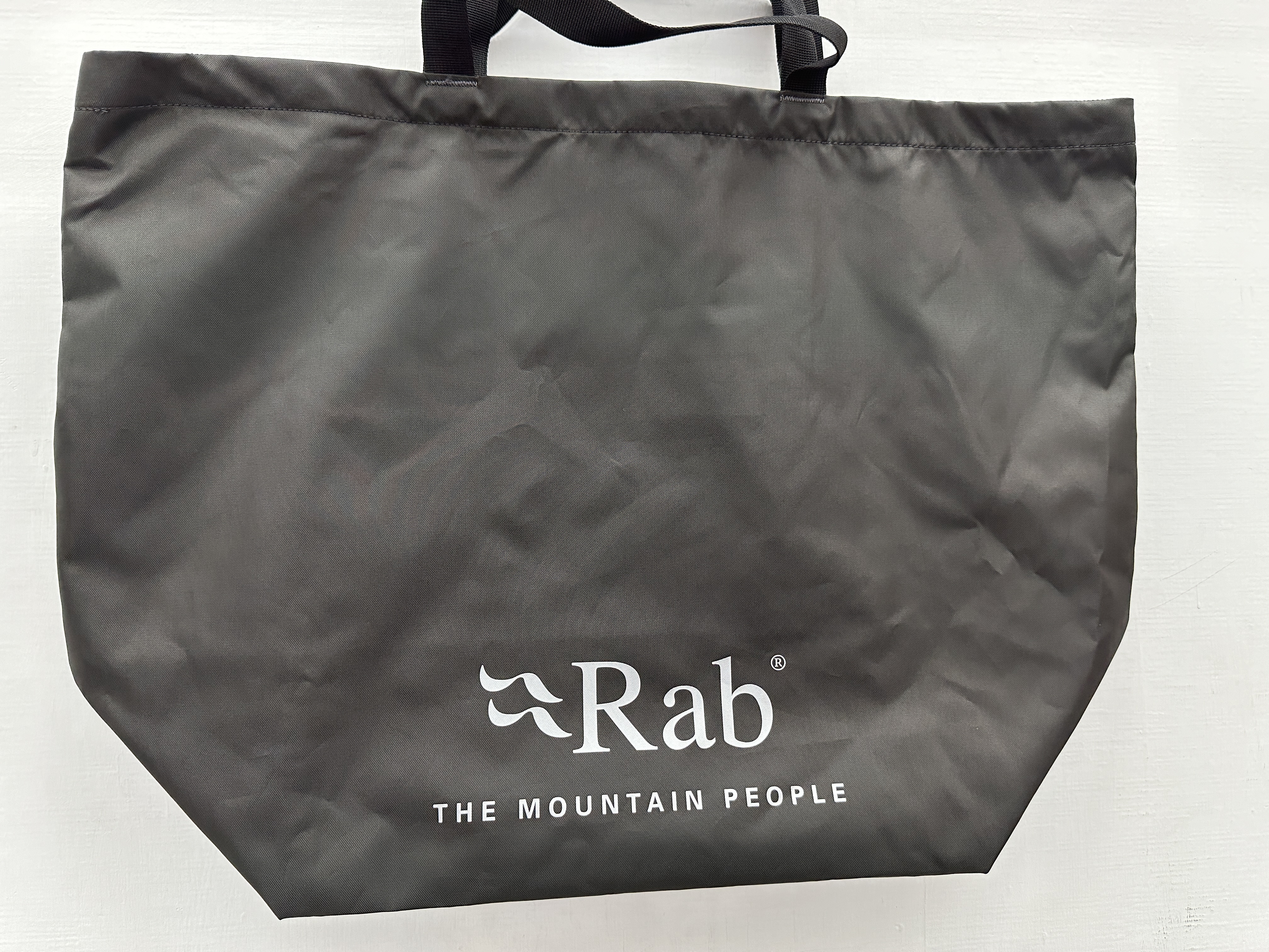 BAG FOR LIFE #R8 亮面 碳灰色 ( Rab Logo )