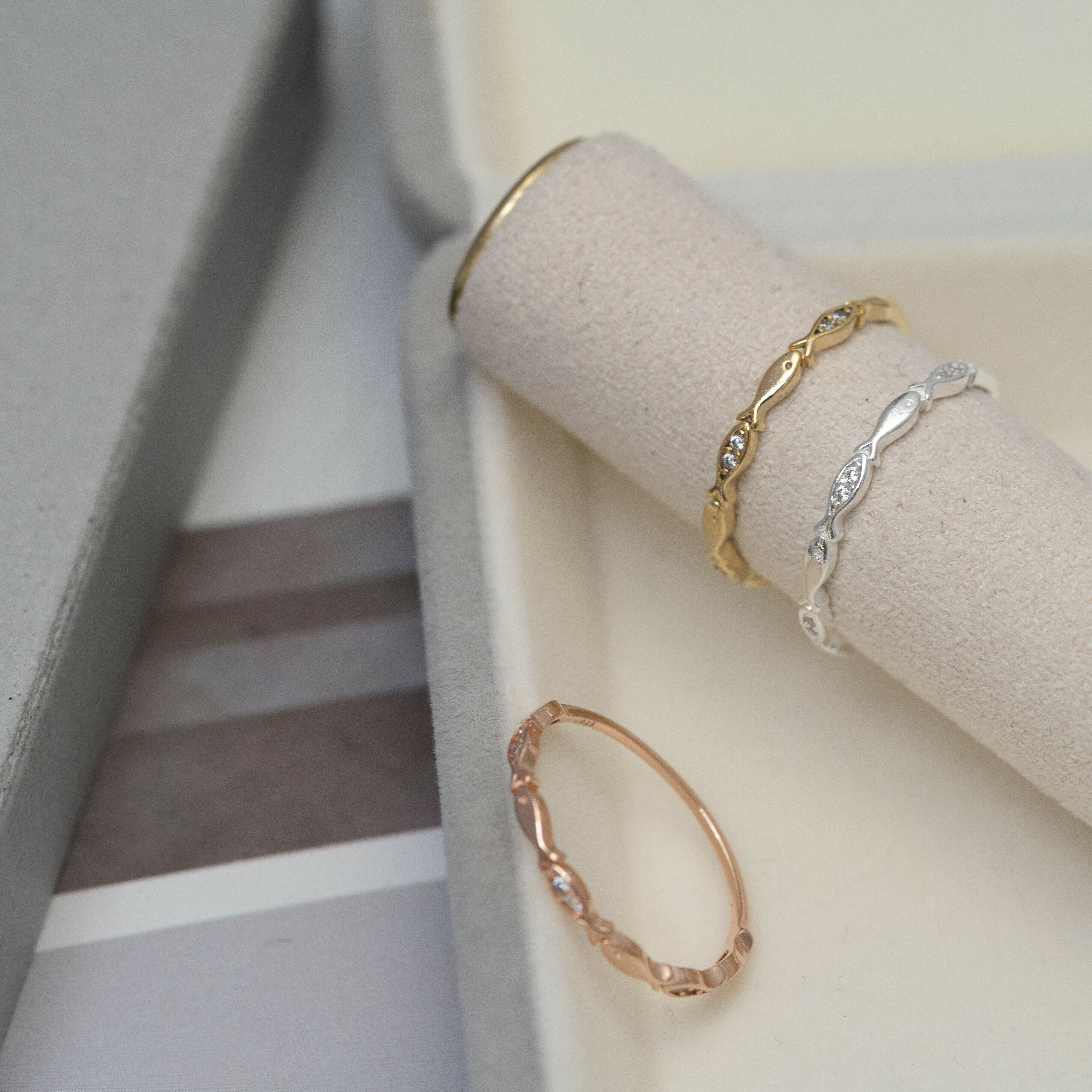 幸運小魚戒指 svr10