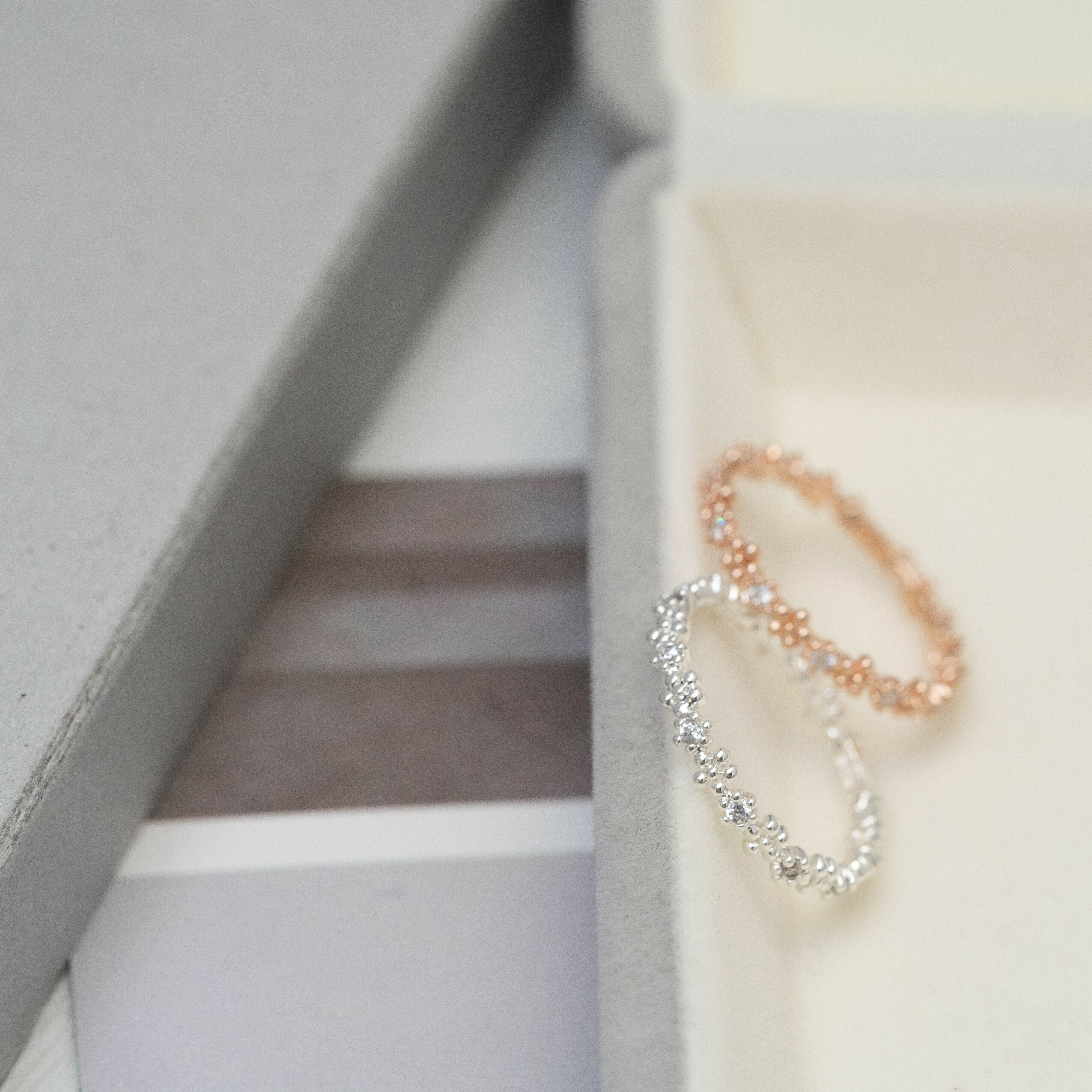 小花花鋯石戒指 svr15