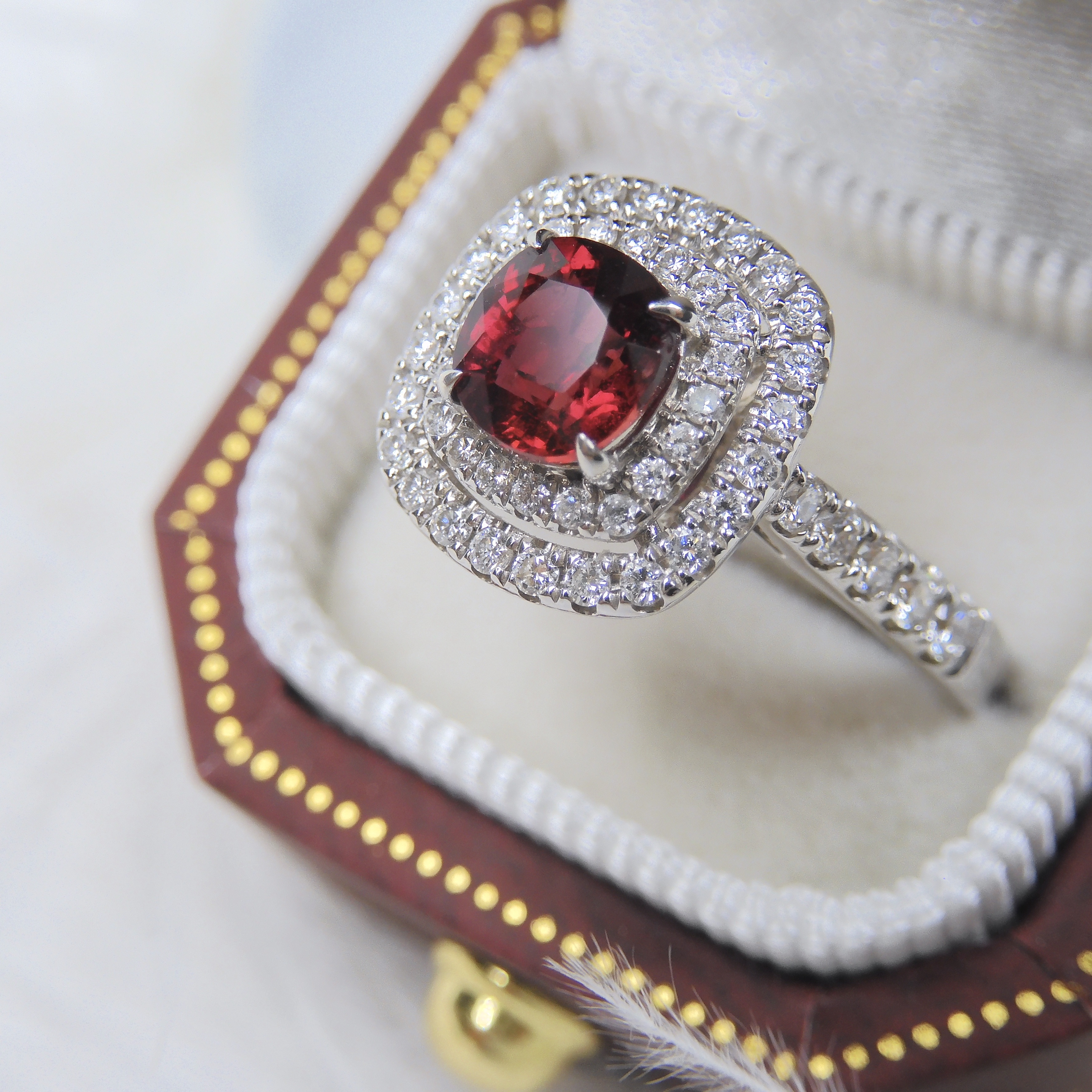 18K金 1.03ct 紅寶石戒指 (配國際證書)