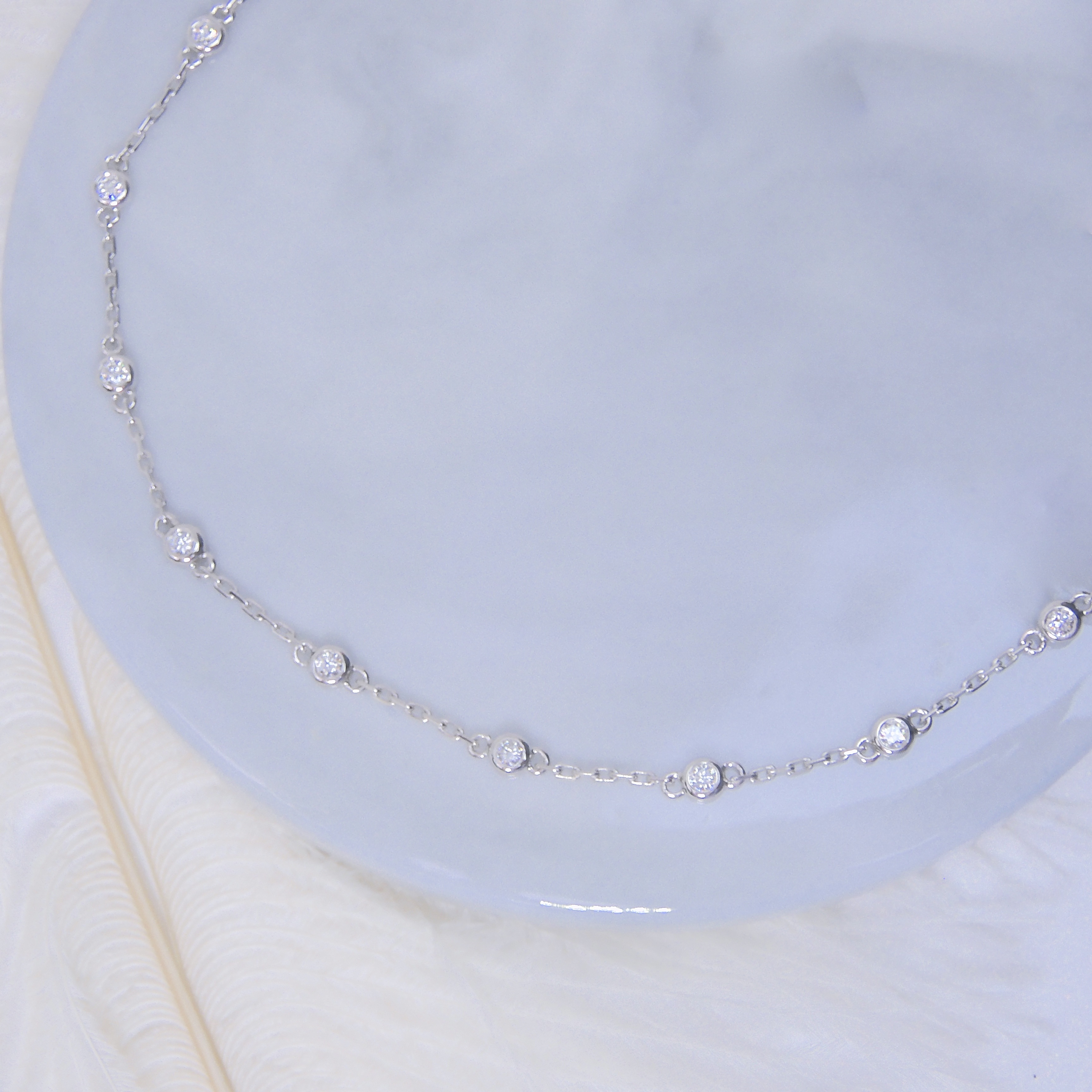 18K金 0.36ct 鑽石手鏈